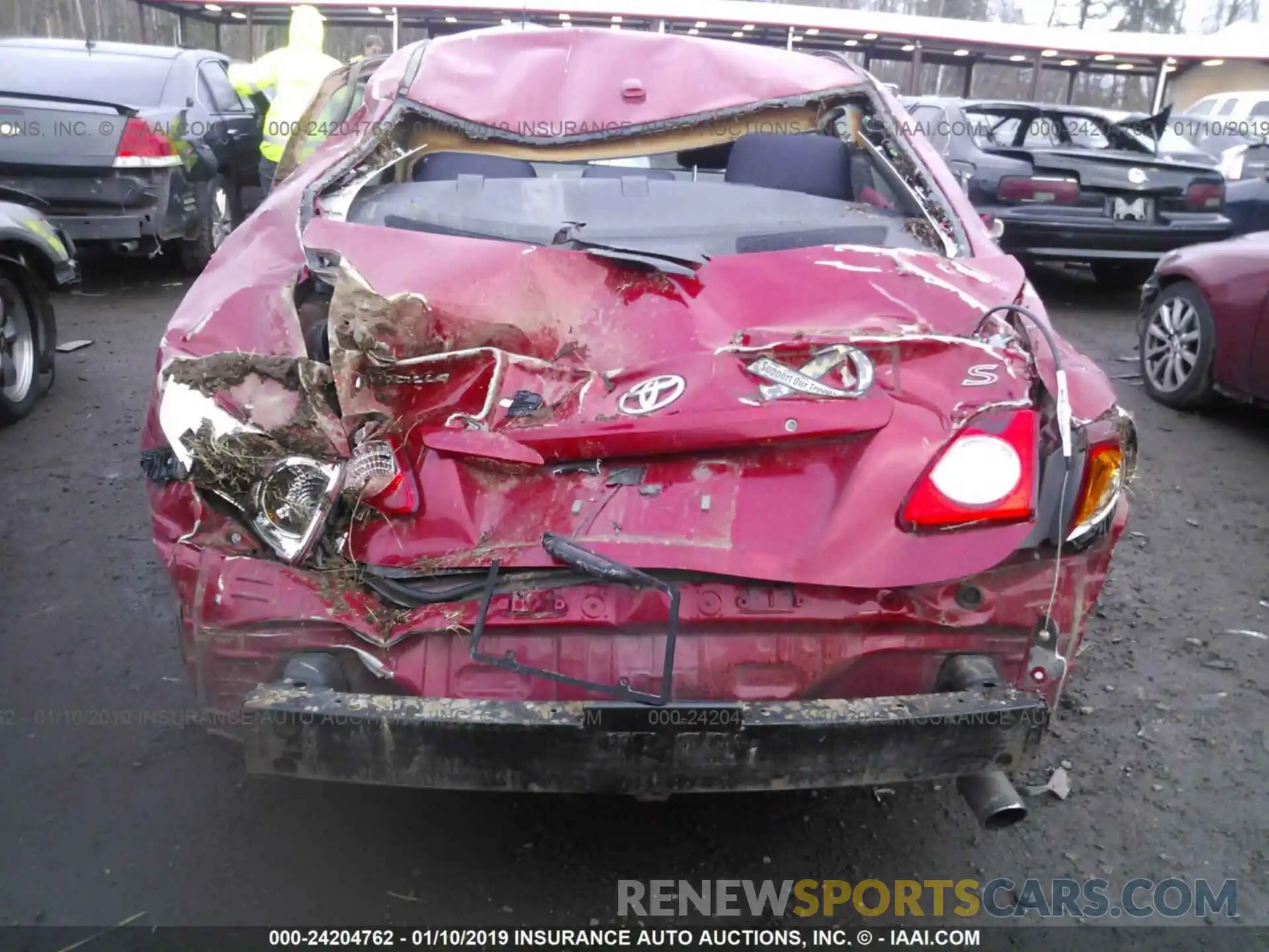 6 Photograph of a damaged car 5YFBURHE5KP874029 TOYOTA COROLLA 2019