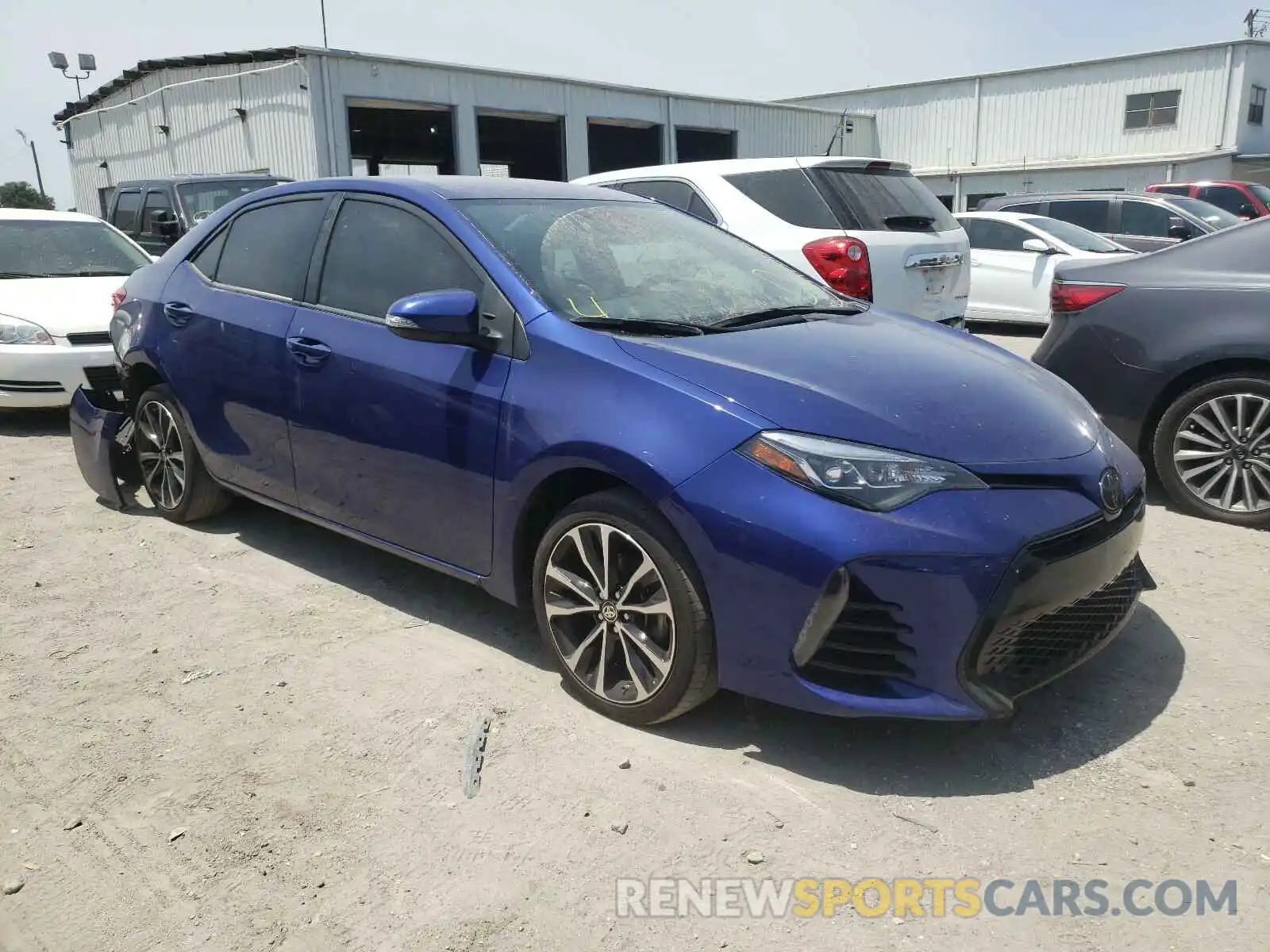 1 Photograph of a damaged car 5YFBURHE5KP875035 TOYOTA COROLLA 2019