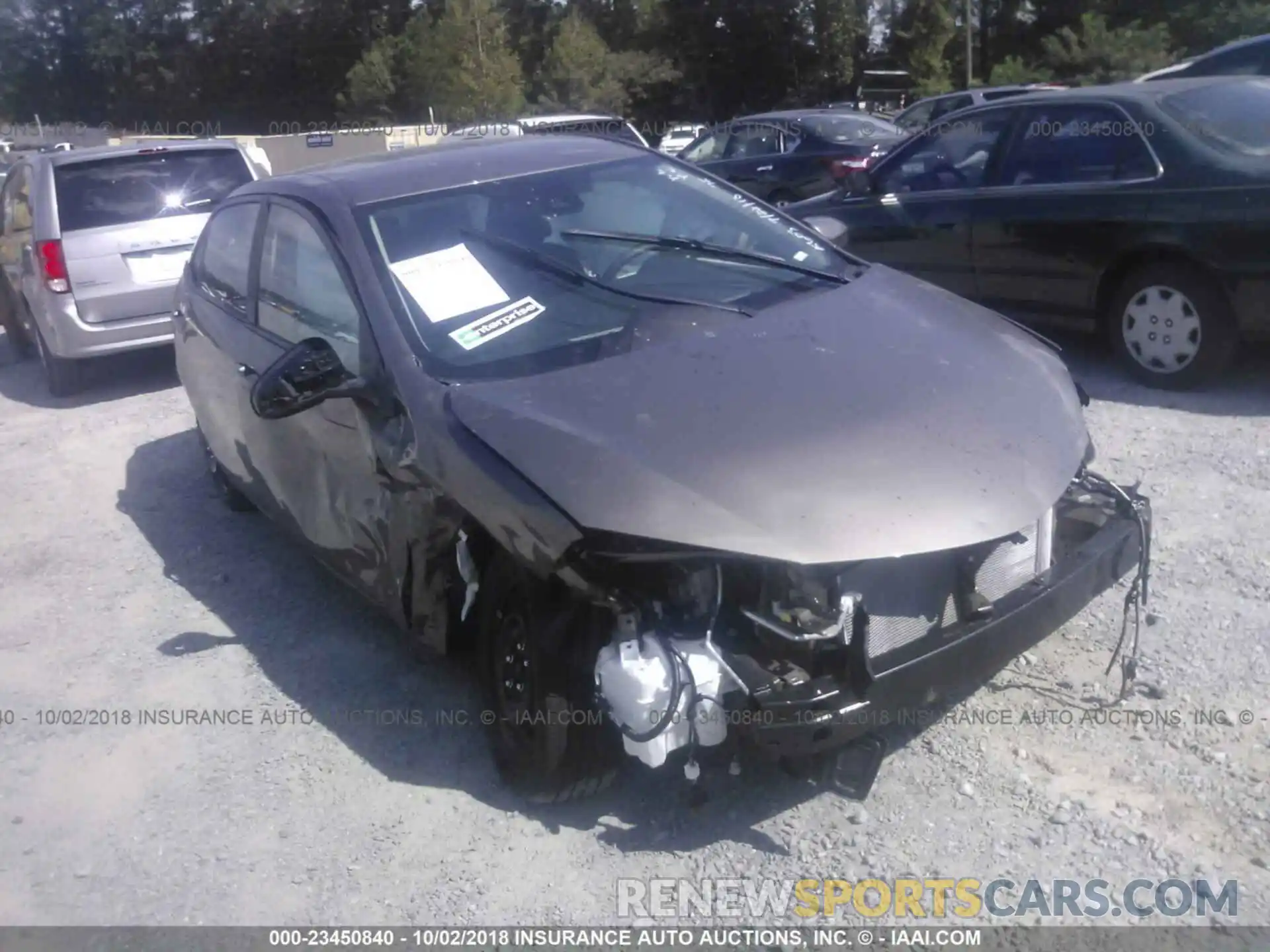 1 Photograph of a damaged car 5YFBURHE5KP875603 Toyota Corolla 2019