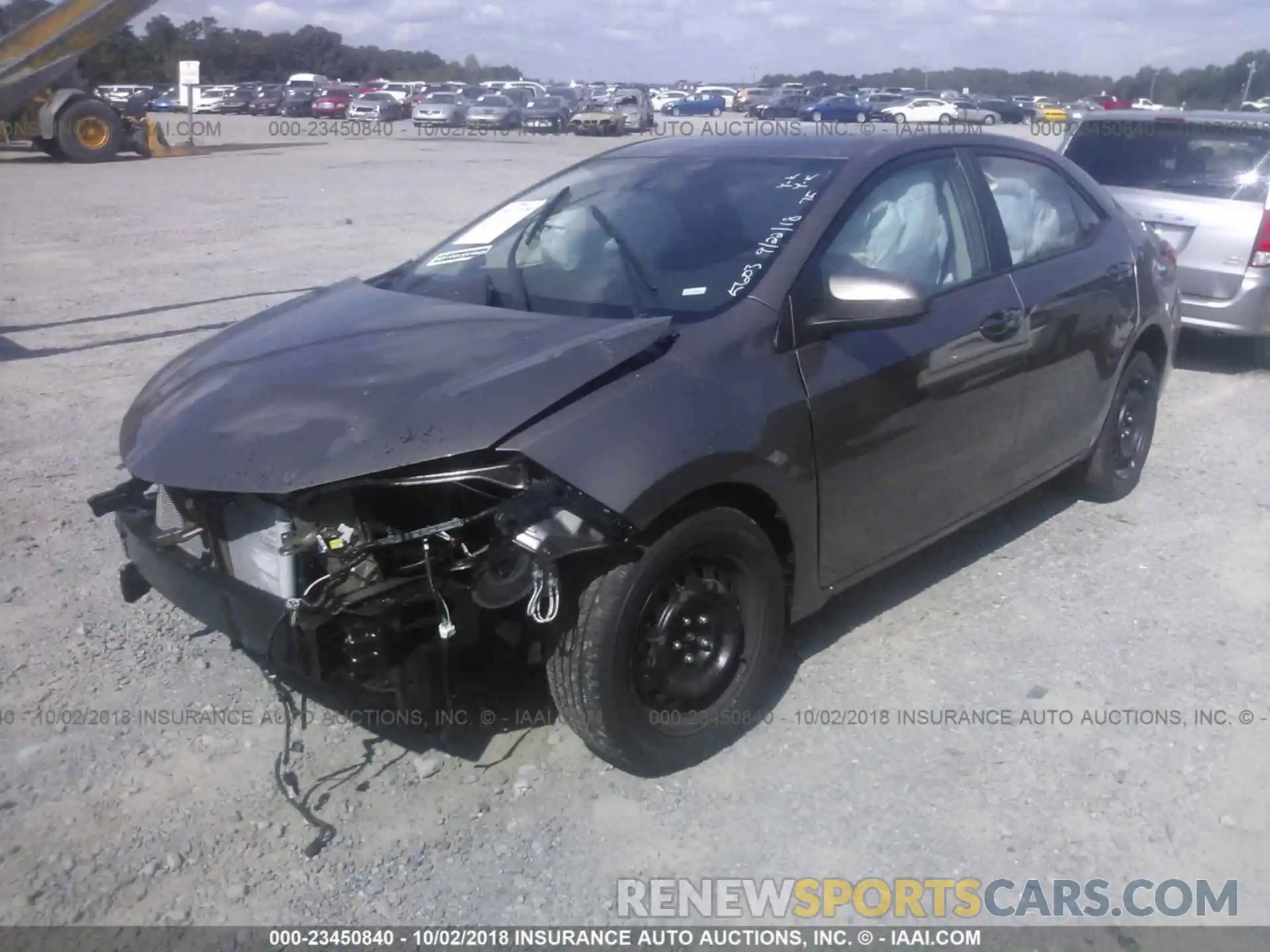 2 Photograph of a damaged car 5YFBURHE5KP875603 Toyota Corolla 2019