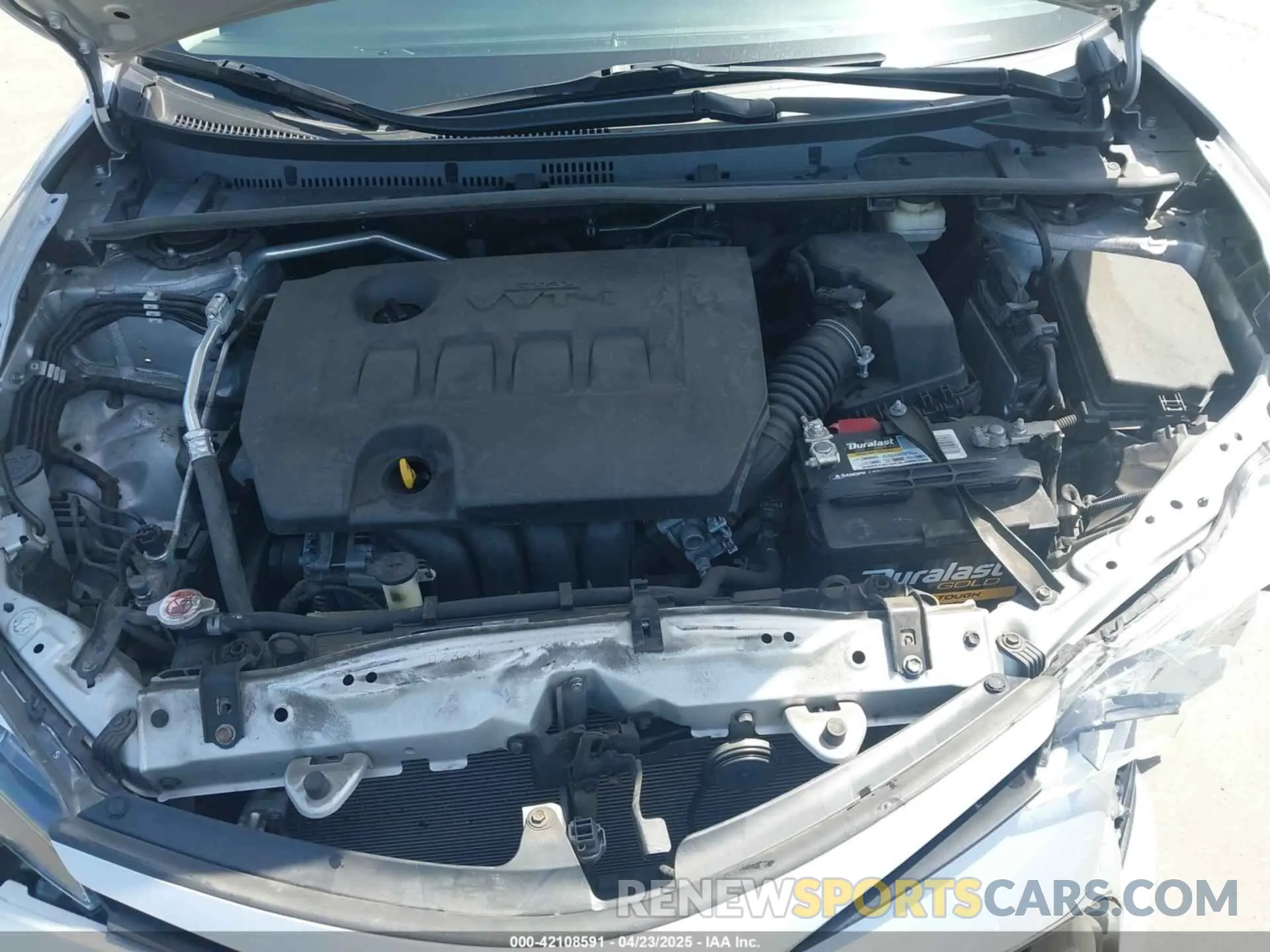 10 Photograph of a damaged car 5YFBURHE5KP877691 TOYOTA COROLLA 2019