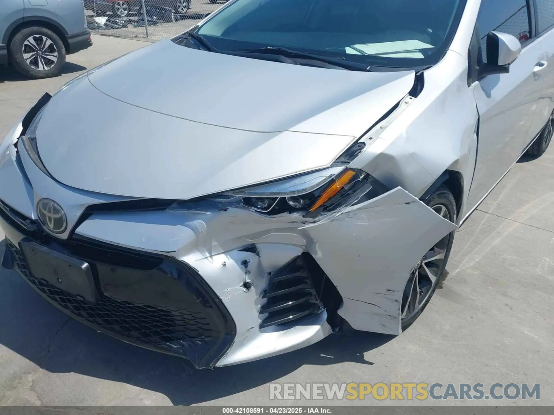 6 Photograph of a damaged car 5YFBURHE5KP877691 TOYOTA COROLLA 2019