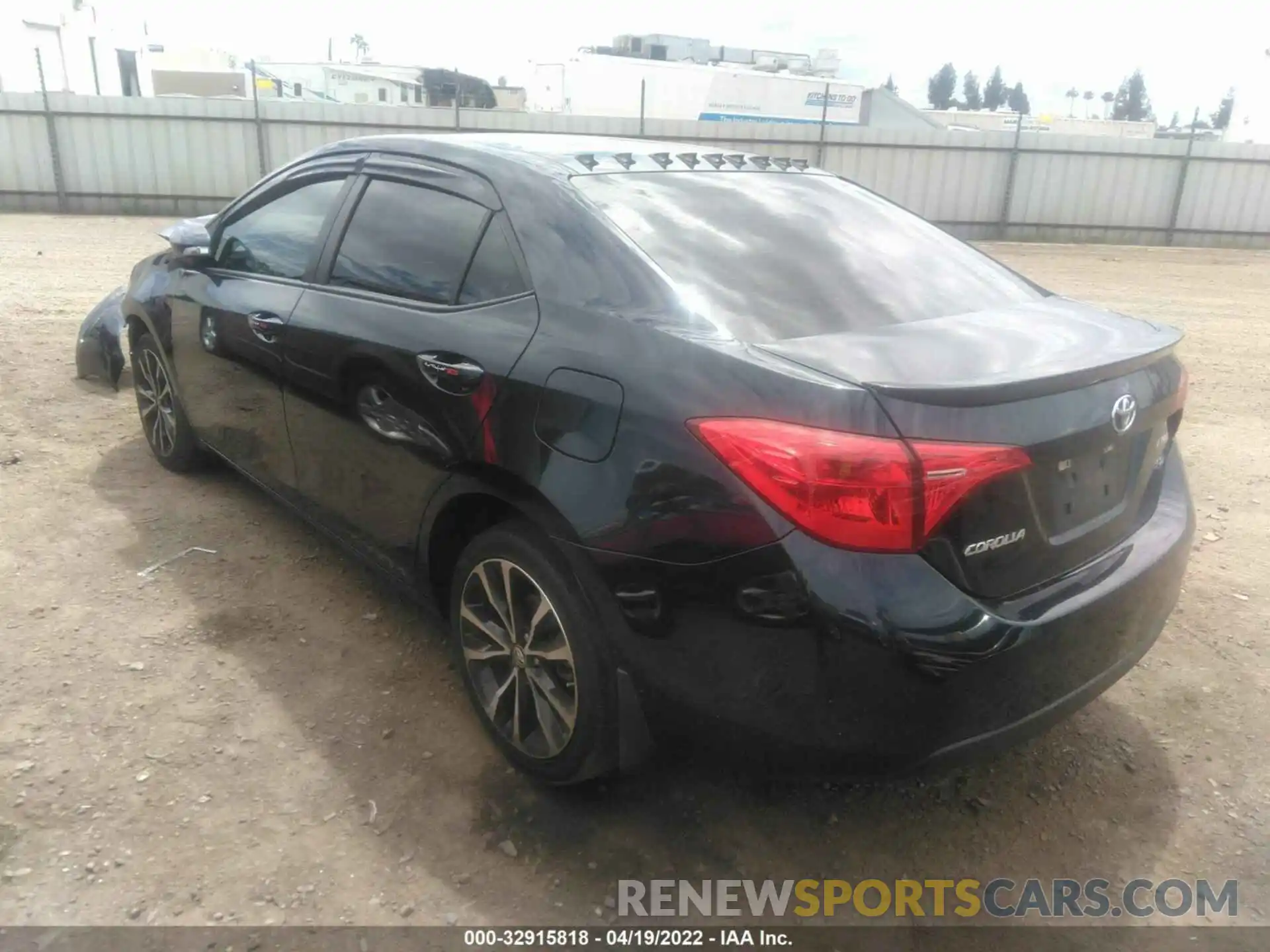 3 Photograph of a damaged car 5YFBURHE5KP878114 TOYOTA COROLLA 2019