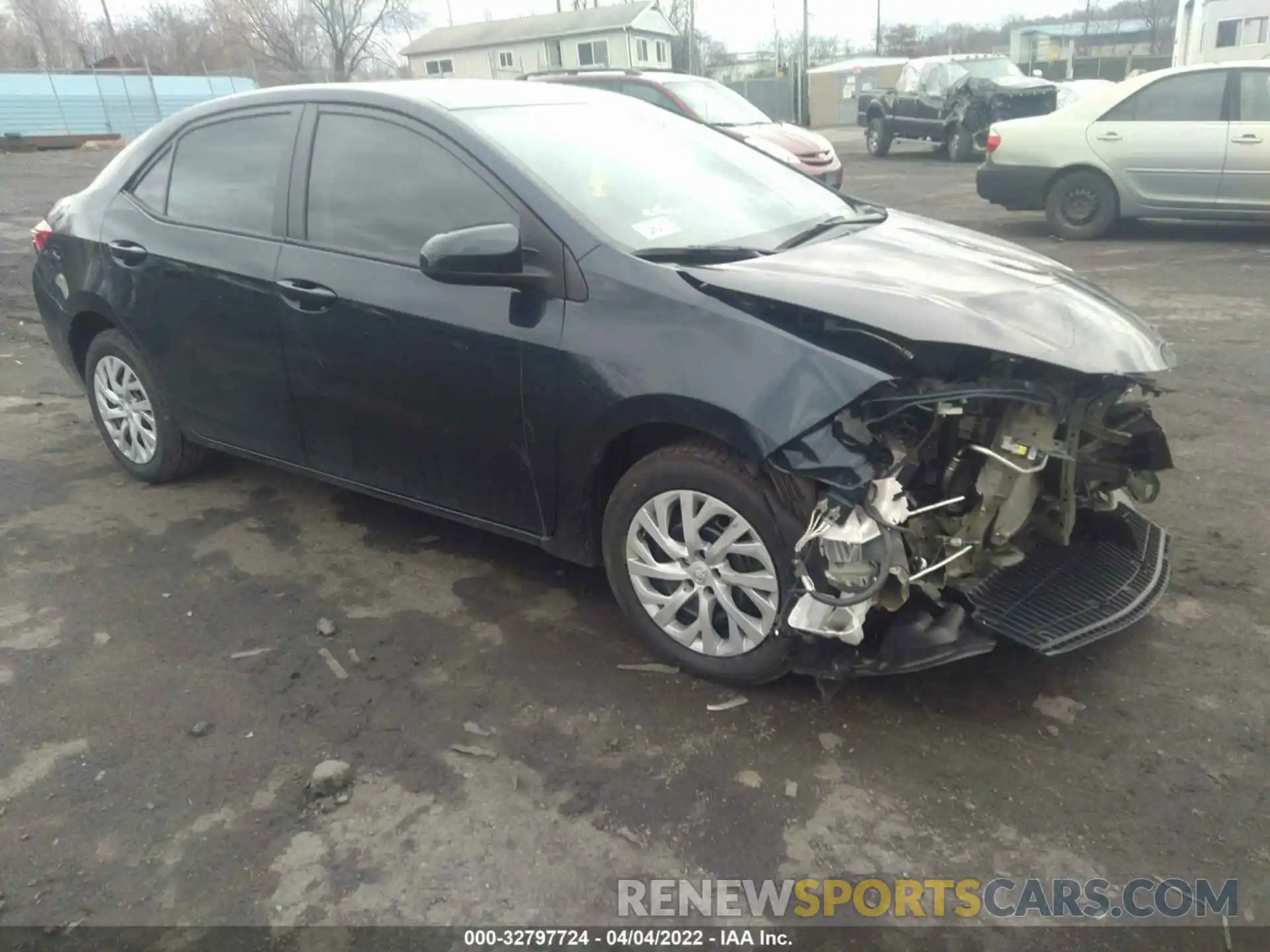 1 Photograph of a damaged car 5YFBURHE5KP878890 TOYOTA COROLLA 2019