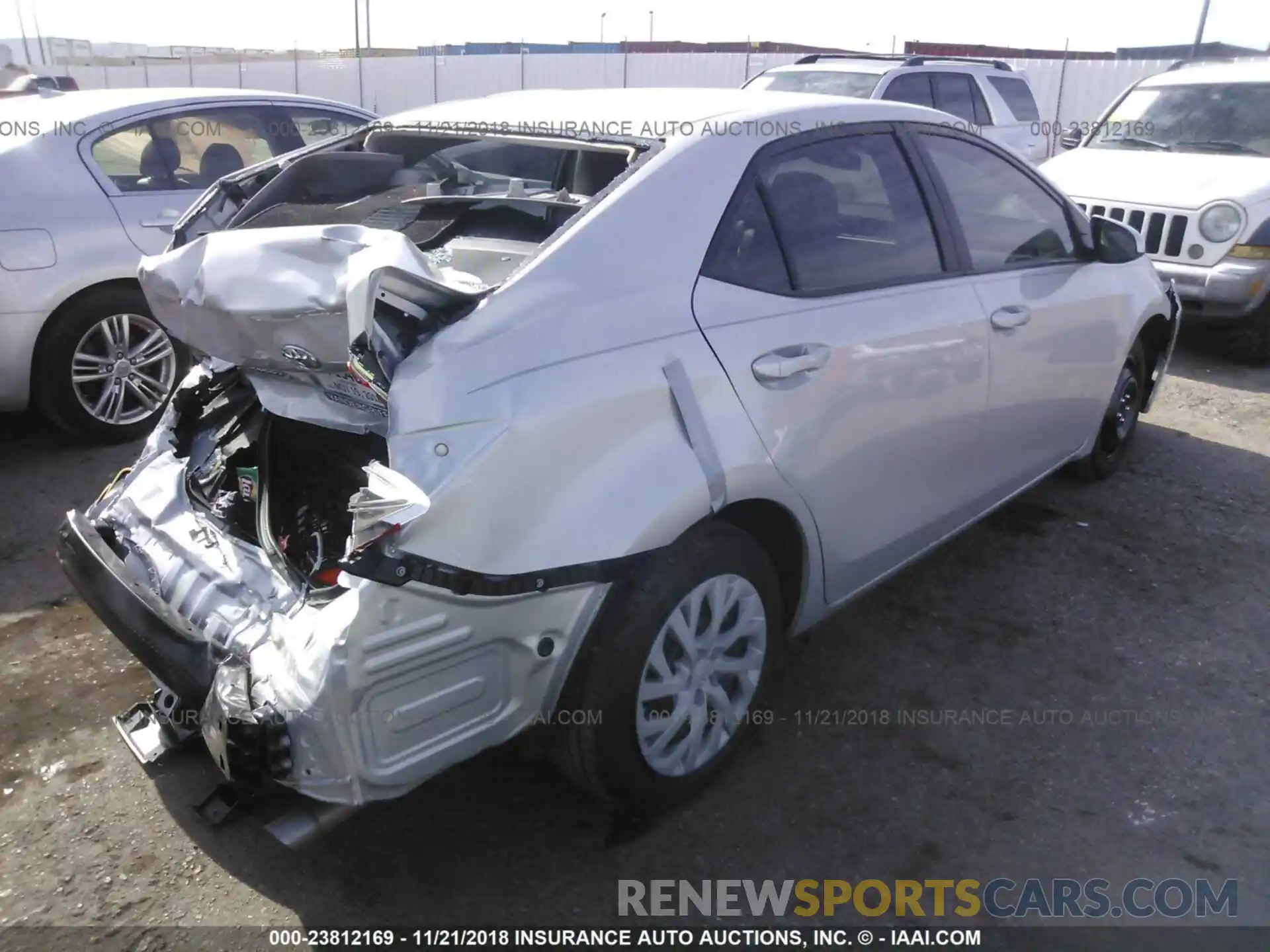 4 Photograph of a damaged car 5YFBURHE5KP880378 TOYOTA COROLLA 2019