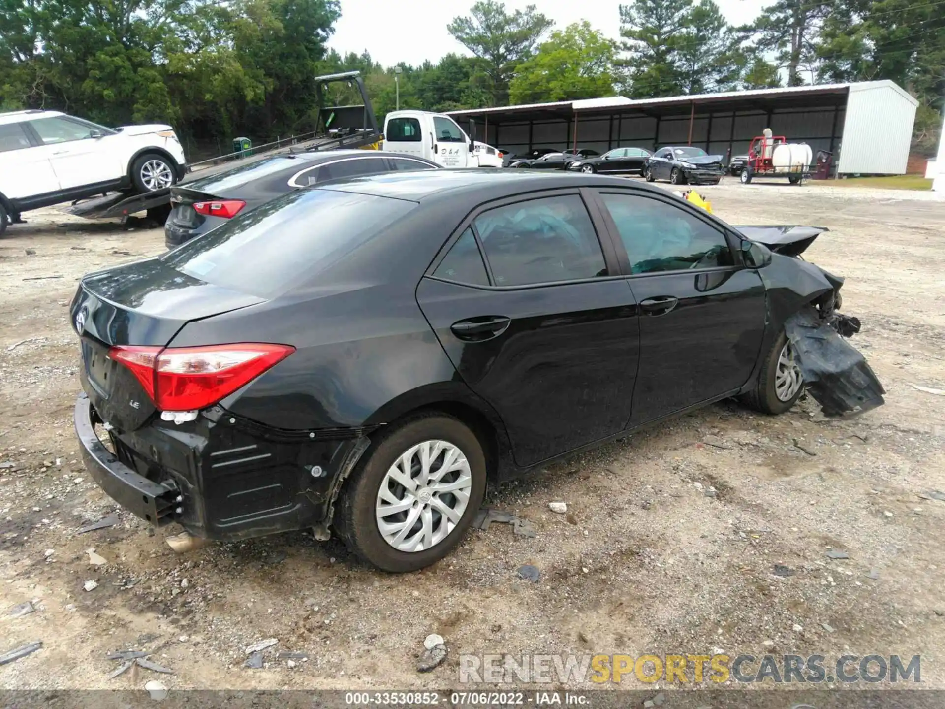 4 Photograph of a damaged car 5YFBURHE5KP881661 TOYOTA COROLLA 2019