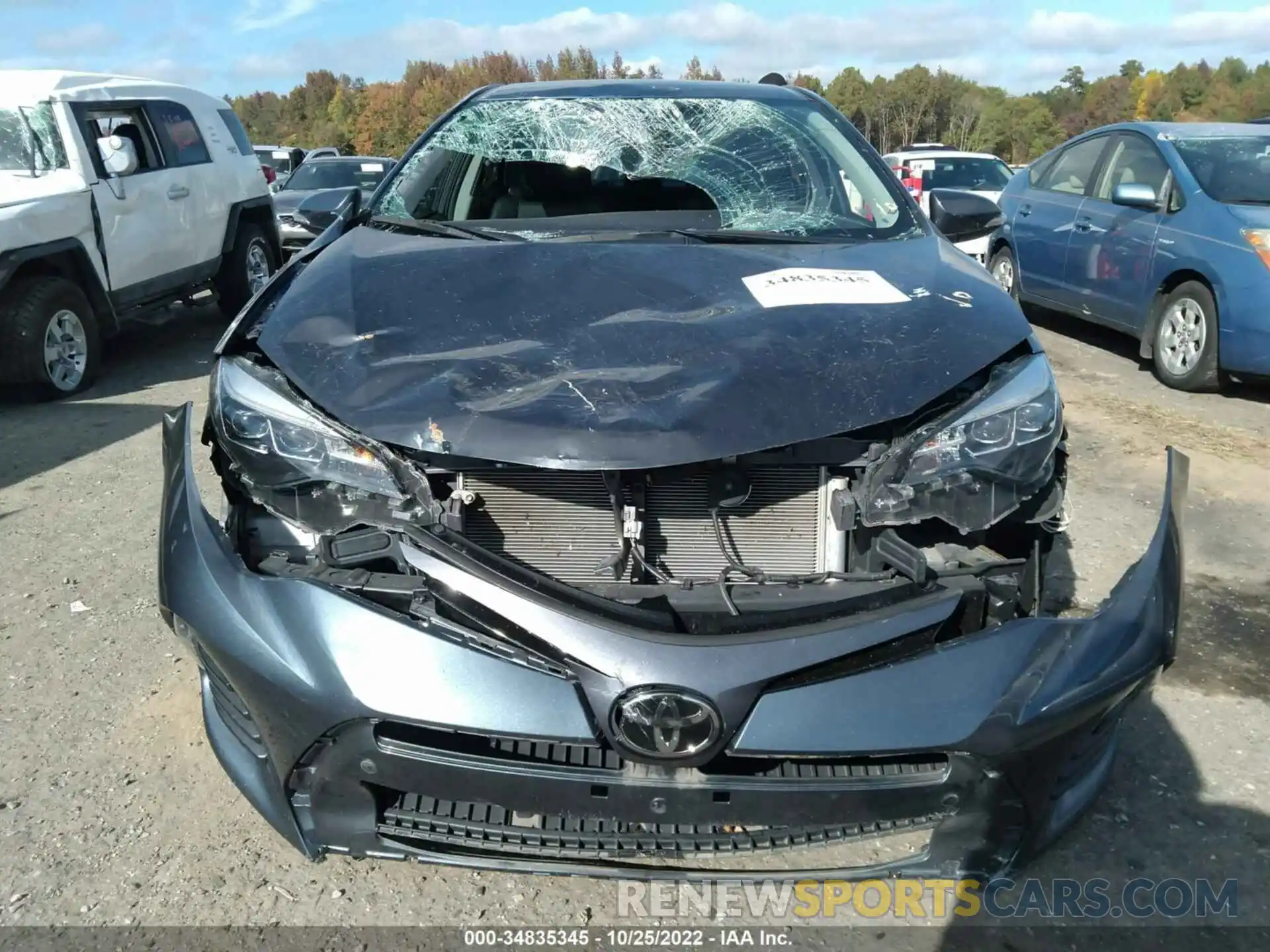 6 Photograph of a damaged car 5YFBURHE5KP882857 TOYOTA COROLLA 2019