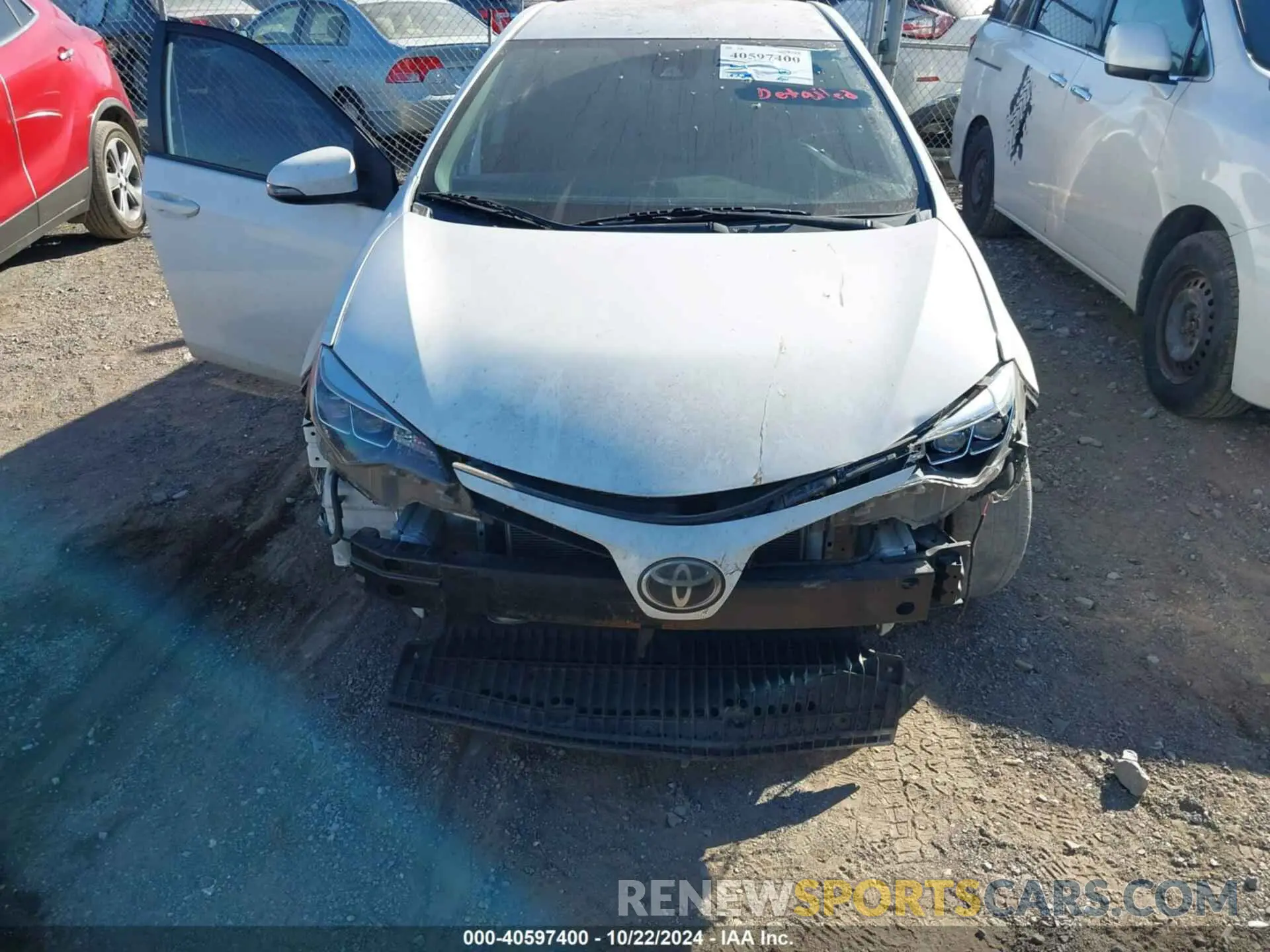 13 Photograph of a damaged car 5YFBURHE5KP885242 TOYOTA COROLLA 2019