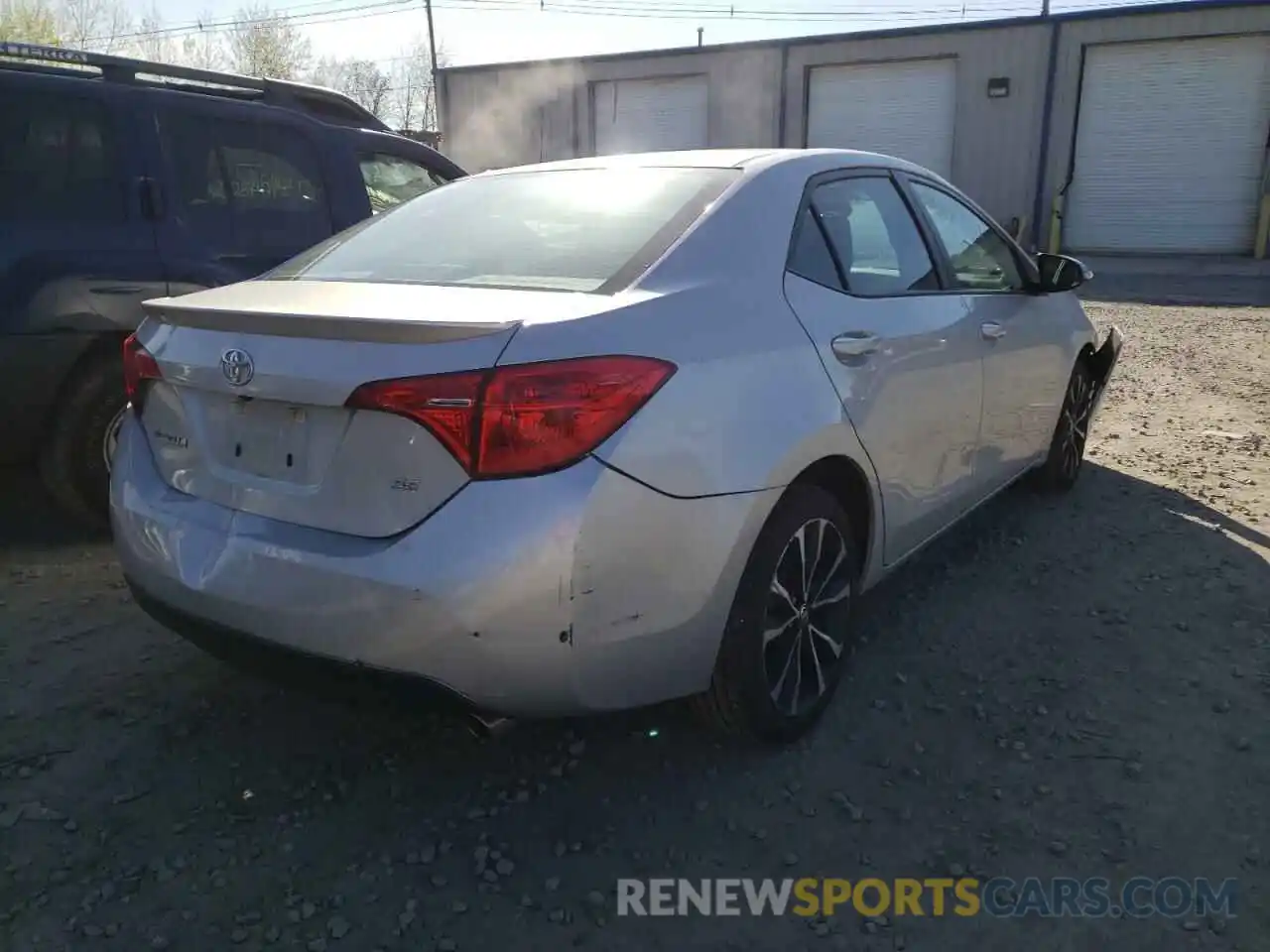 4 Photograph of a damaged car 5YFBURHE5KP886441 TOYOTA COROLLA 2019