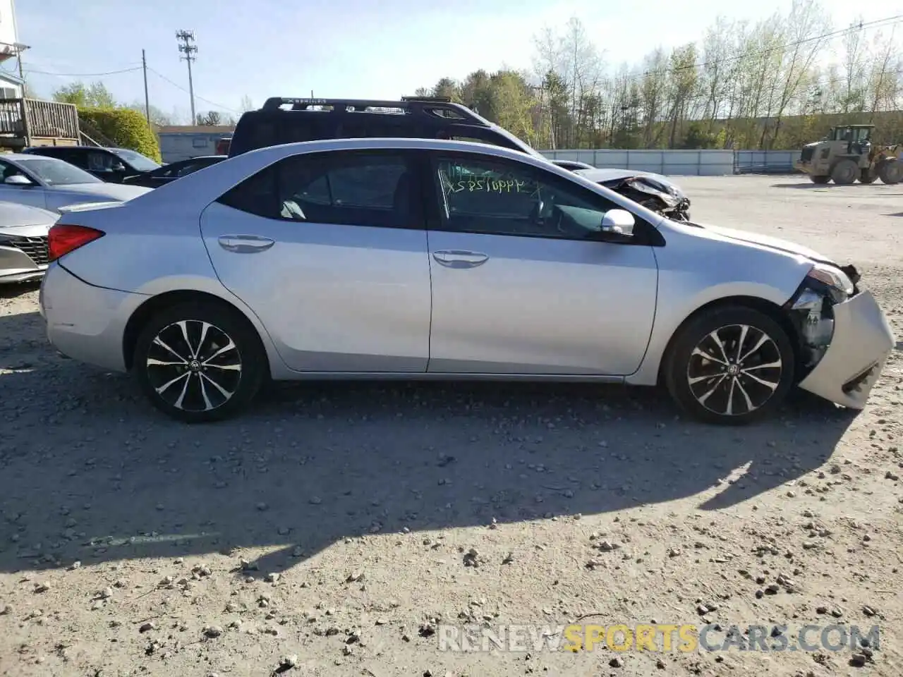 9 Photograph of a damaged car 5YFBURHE5KP886441 TOYOTA COROLLA 2019