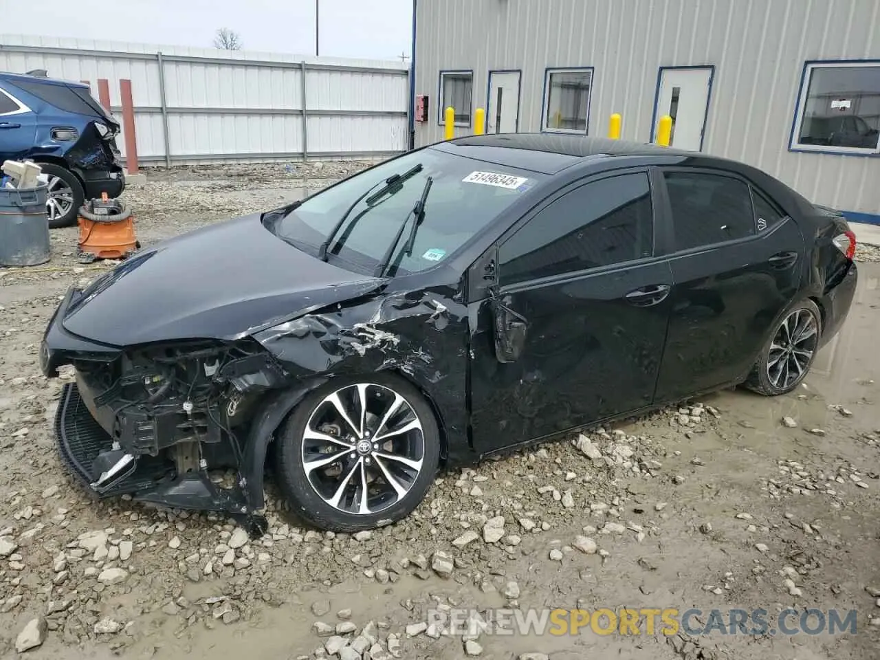 1 Photograph of a damaged car 5YFBURHE5KP887752 TOYOTA COROLLA 2019