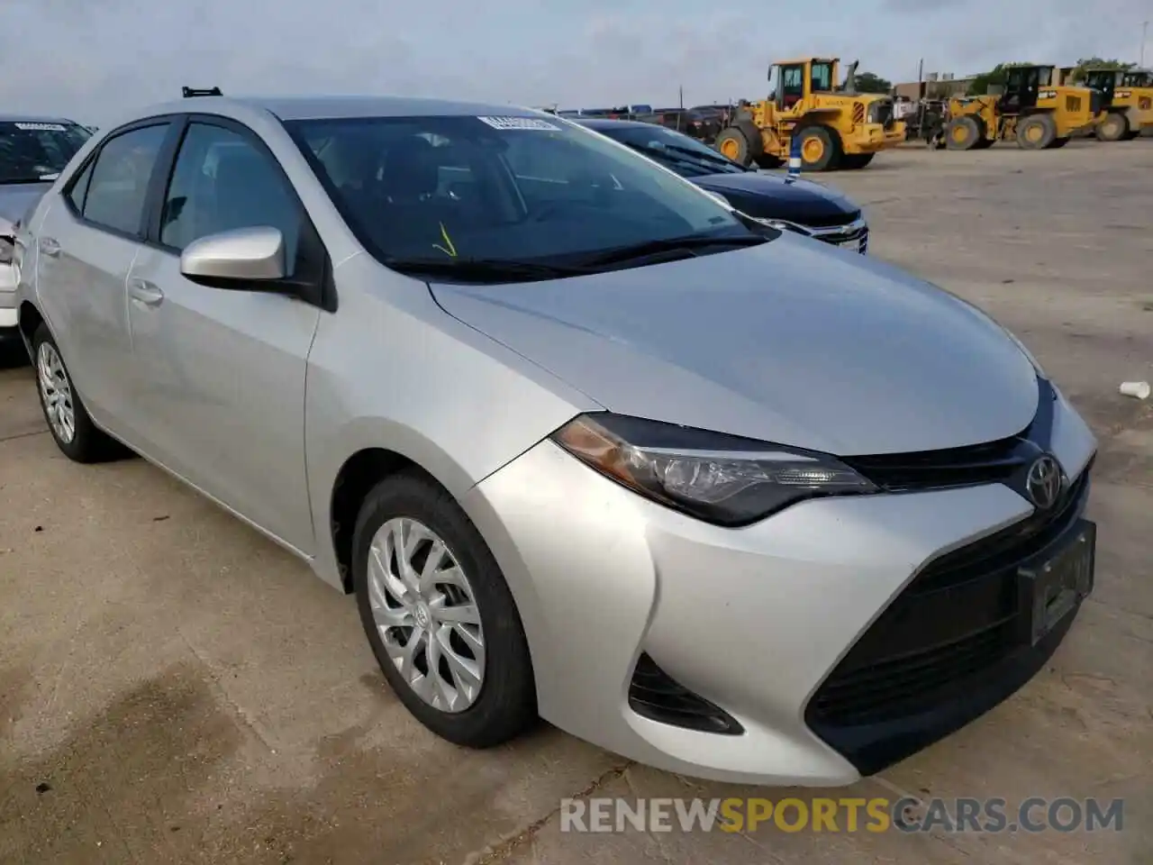 1 Photograph of a damaged car 5YFBURHE5KP887962 TOYOTA COROLLA 2019