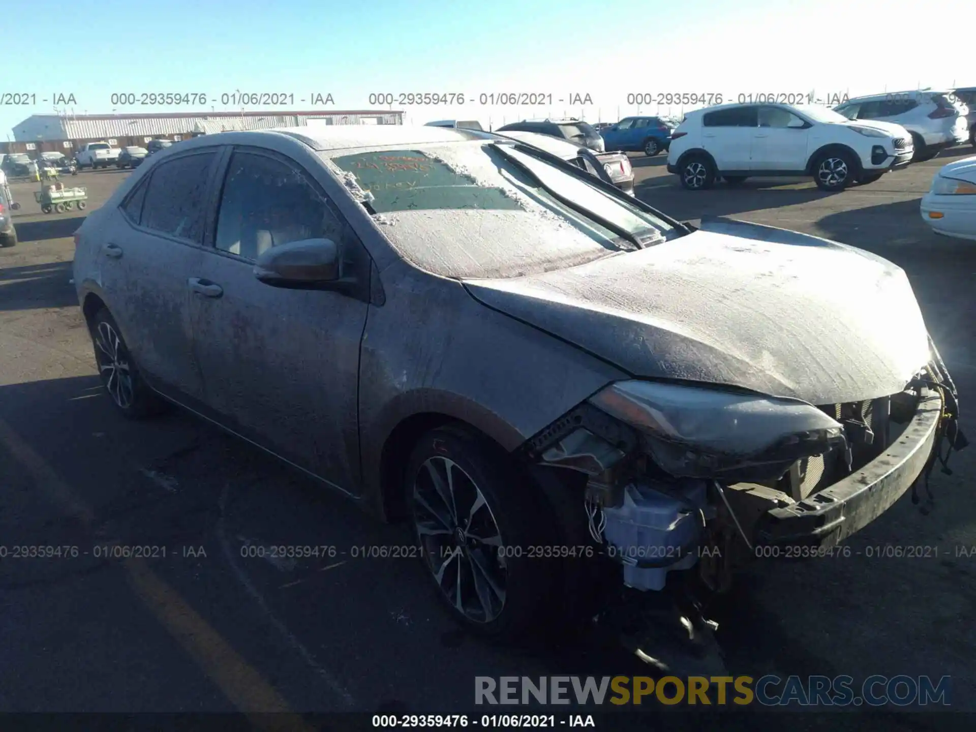 1 Photograph of a damaged car 5YFBURHE5KP890294 TOYOTA COROLLA 2019