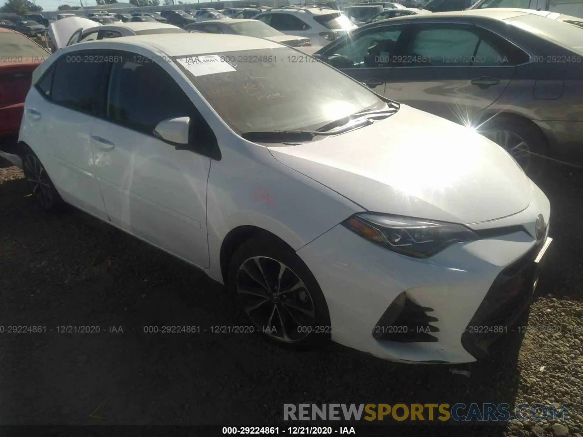 1 Photograph of a damaged car 5YFBURHE5KP890831 TOYOTA COROLLA 2019