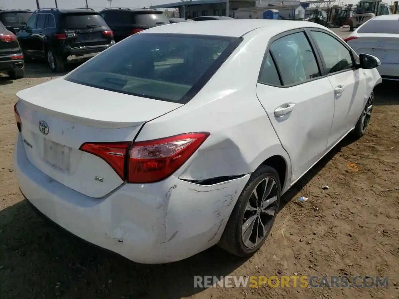 4 Photograph of a damaged car 5YFBURHE5KP890862 TOYOTA COROLLA 2019