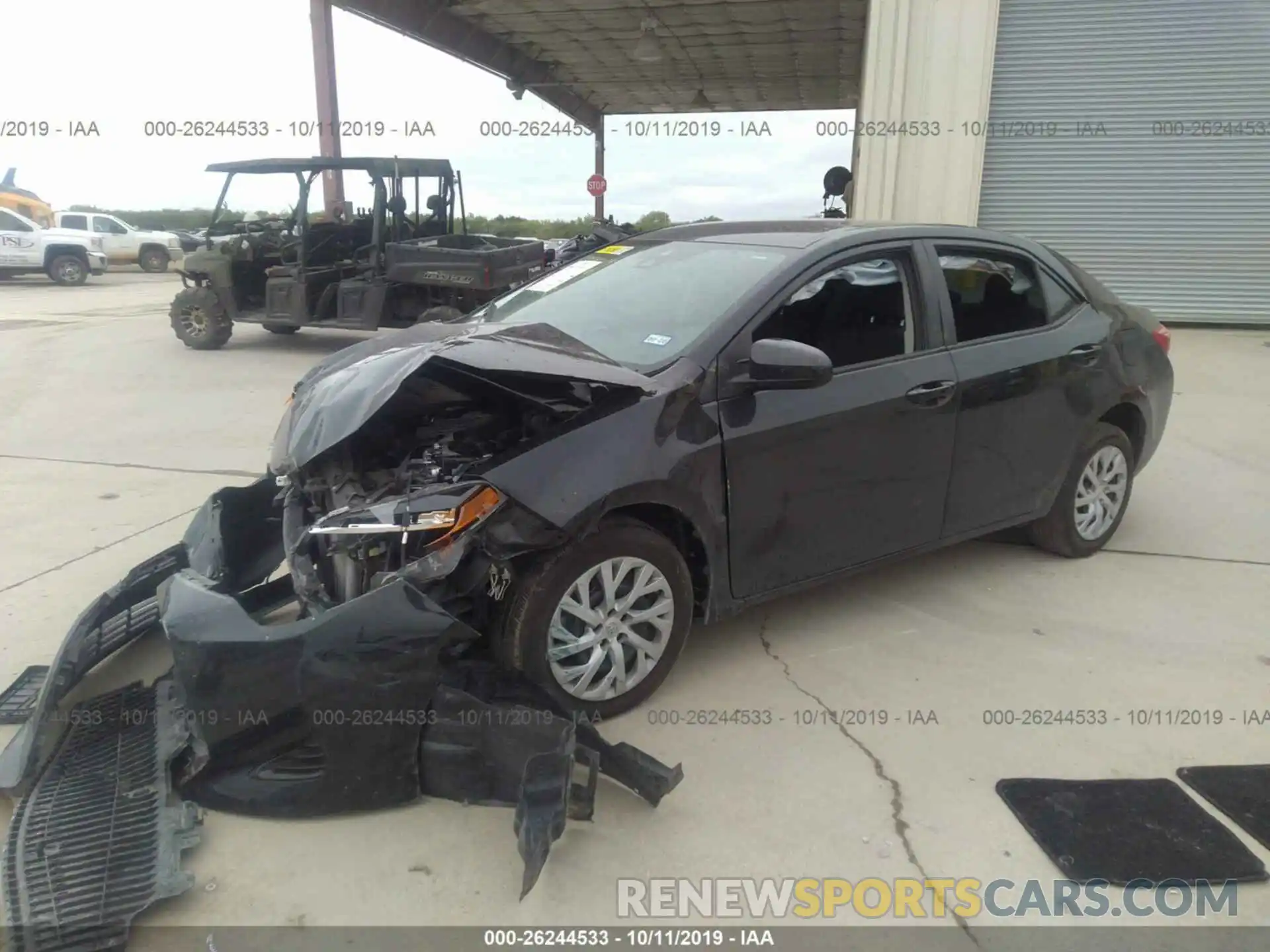 2 Photograph of a damaged car 5YFBURHE5KP891848 TOYOTA COROLLA 2019