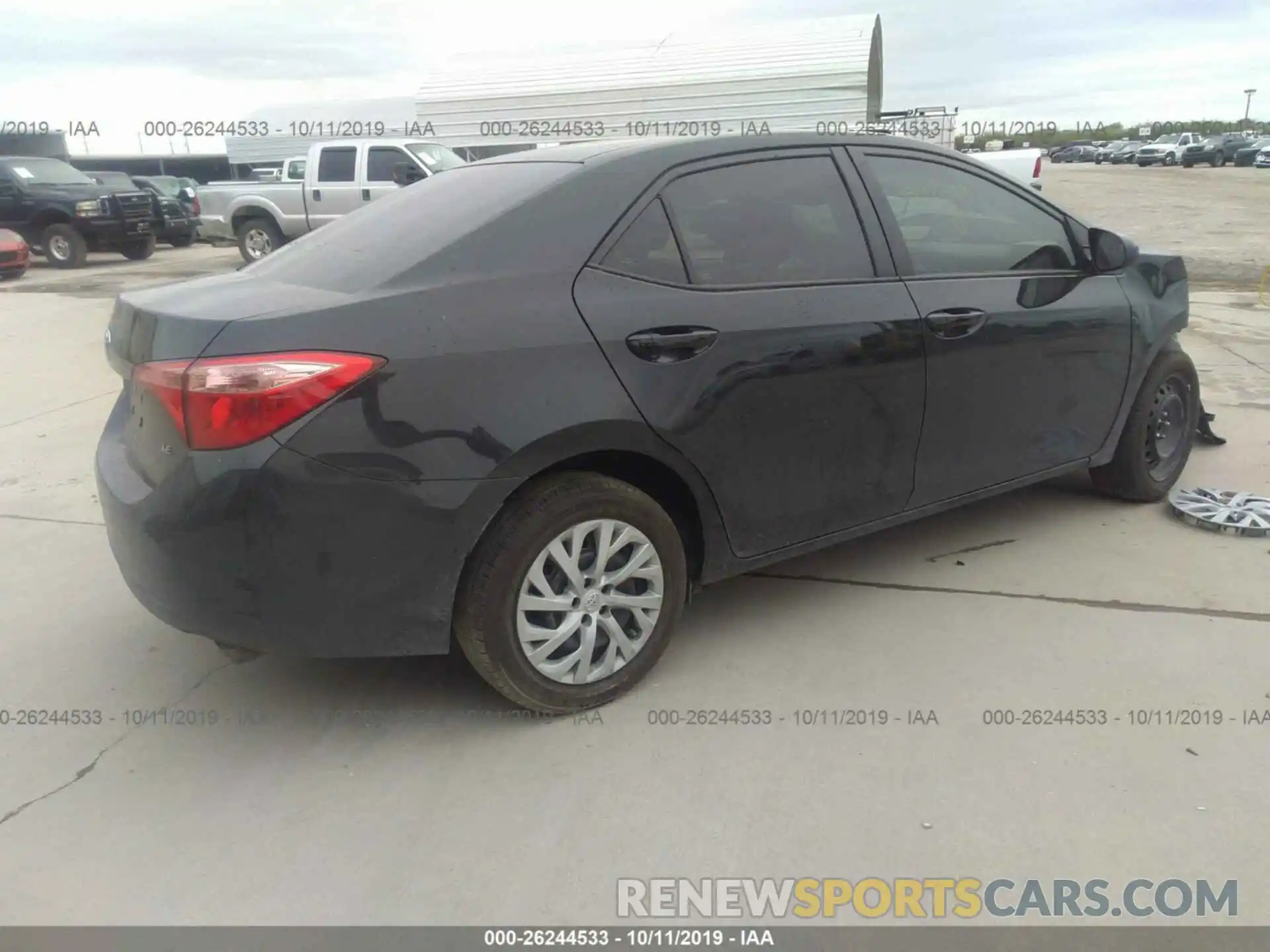 4 Photograph of a damaged car 5YFBURHE5KP891848 TOYOTA COROLLA 2019