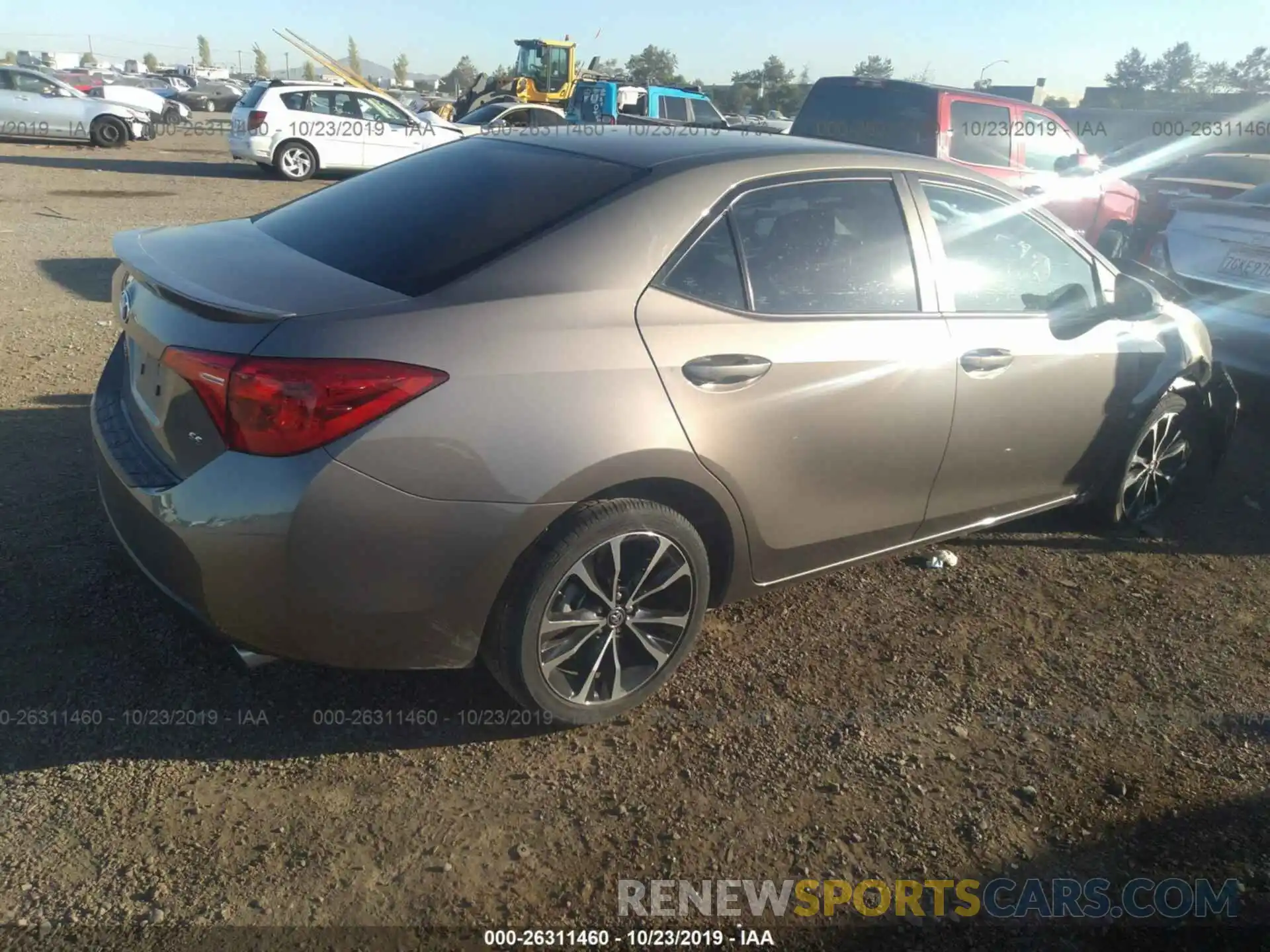 4 Photograph of a damaged car 5YFBURHE5KP893132 TOYOTA COROLLA 2019