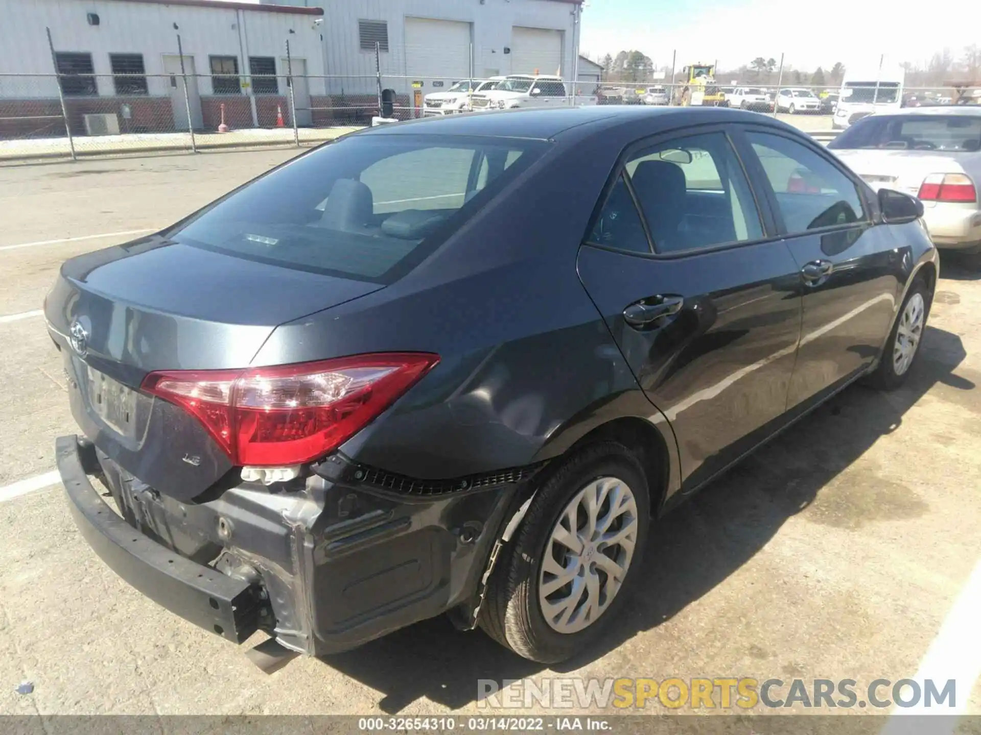 4 Photograph of a damaged car 5YFBURHE5KP893602 TOYOTA COROLLA 2019