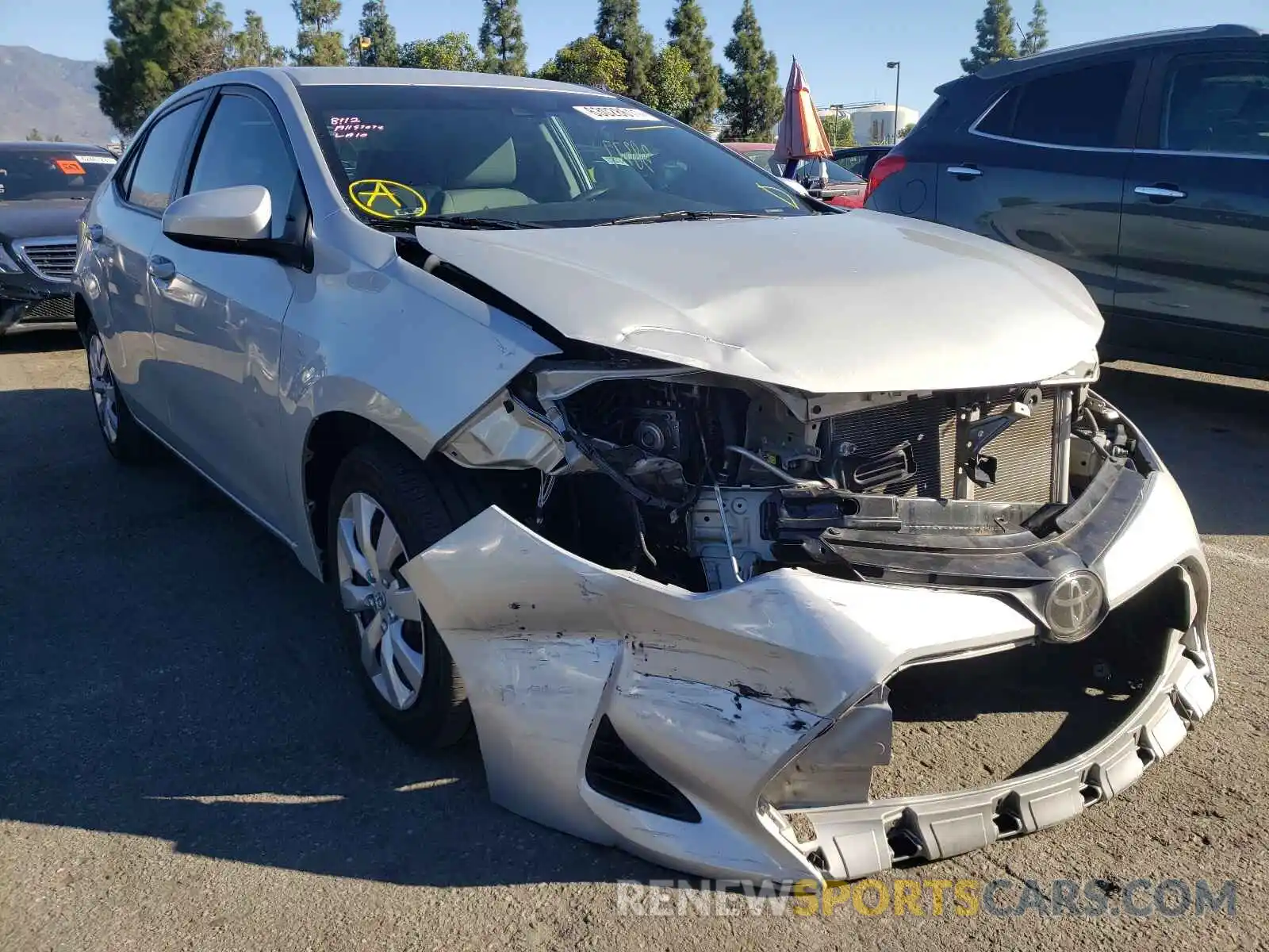 9 Photograph of a damaged car 5YFBURHE5KP894068 TOYOTA COROLLA 2019