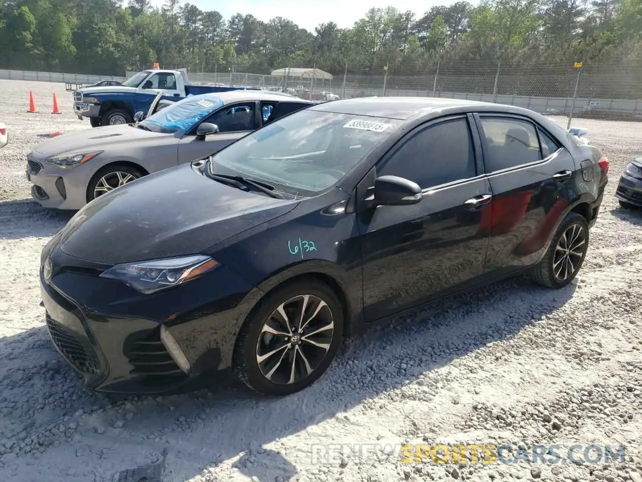 1 Photograph of a damaged car 5YFBURHE5KP894507 TOYOTA COROLLA 2019