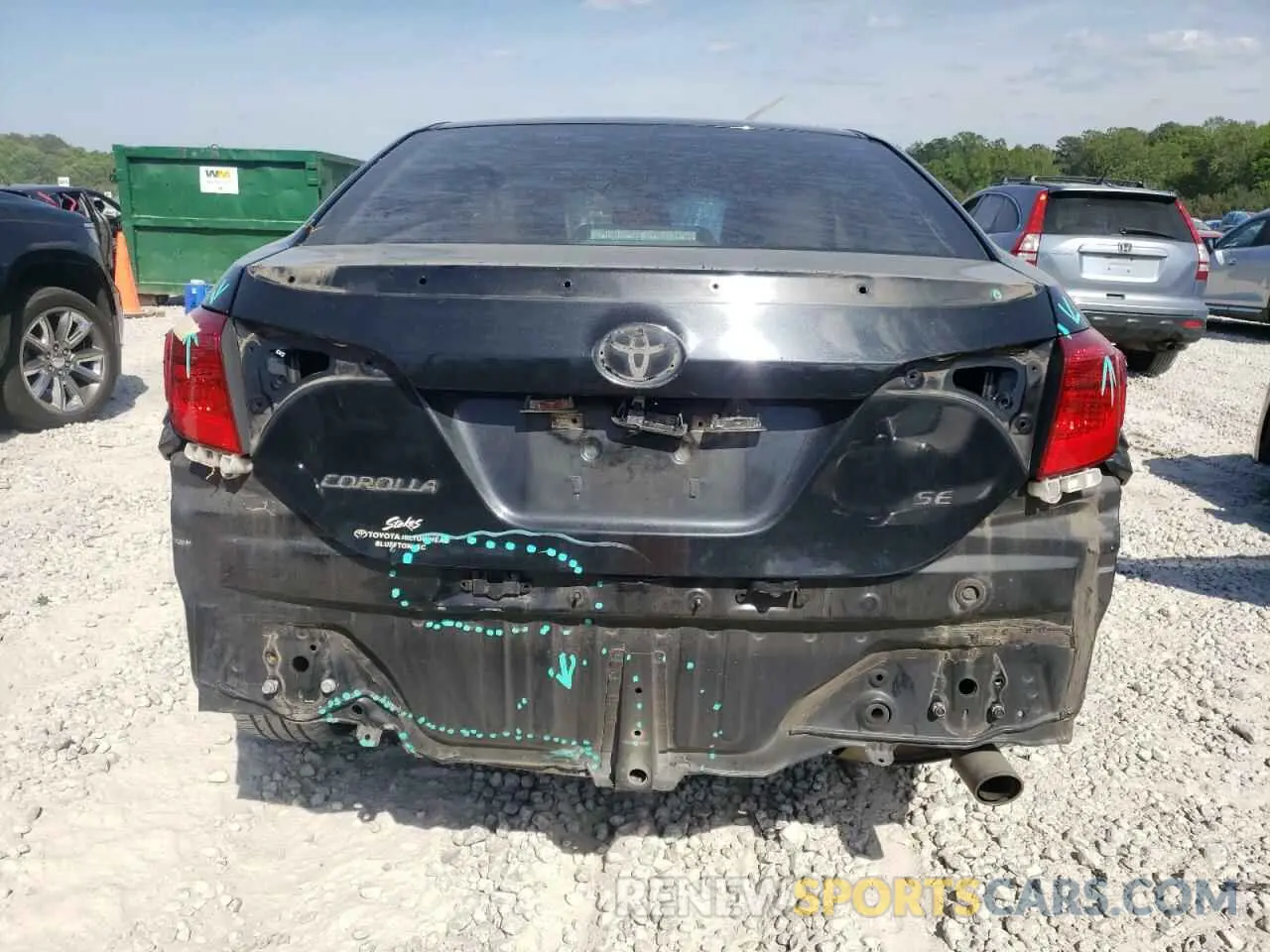 6 Photograph of a damaged car 5YFBURHE5KP894507 TOYOTA COROLLA 2019