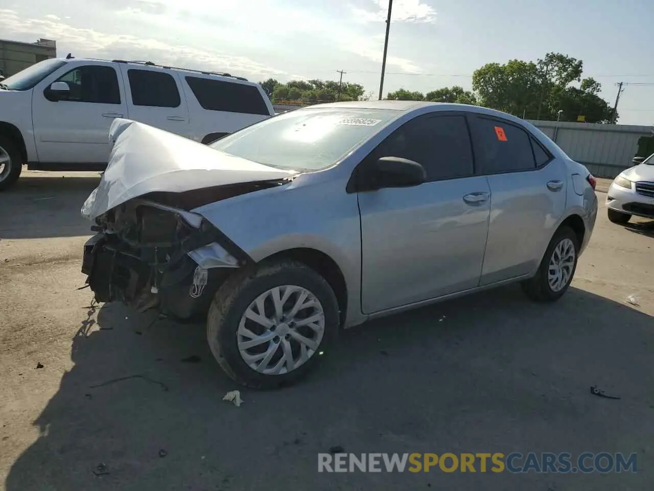 1 Photograph of a damaged car 5YFBURHE5KP894779 TOYOTA COROLLA 2019