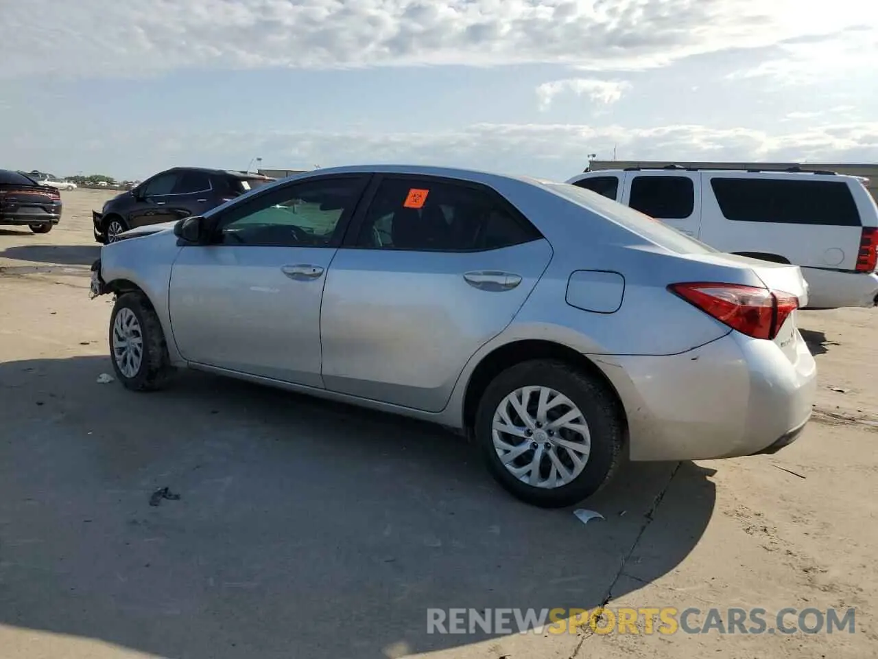 2 Photograph of a damaged car 5YFBURHE5KP894779 TOYOTA COROLLA 2019