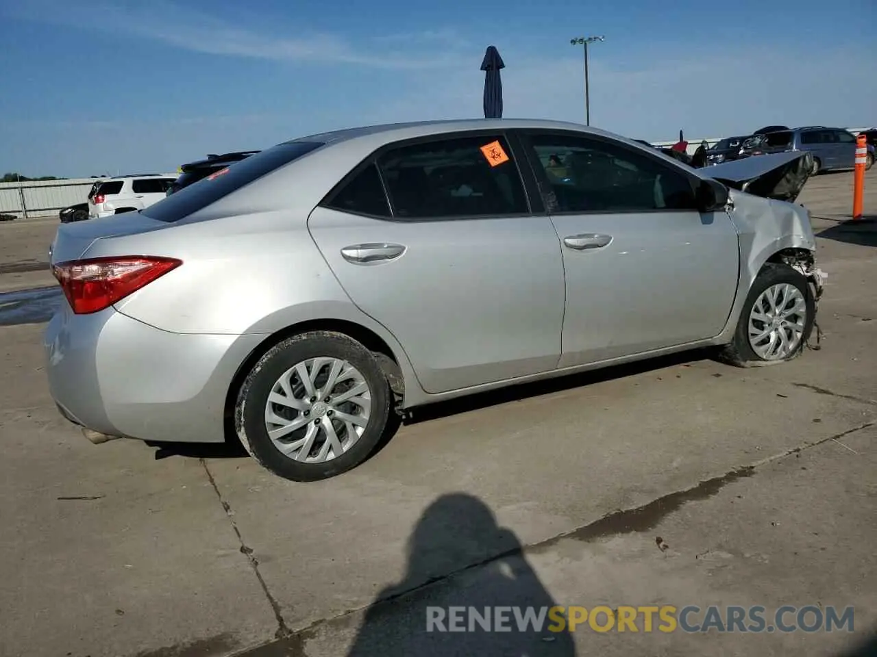 3 Photograph of a damaged car 5YFBURHE5KP894779 TOYOTA COROLLA 2019