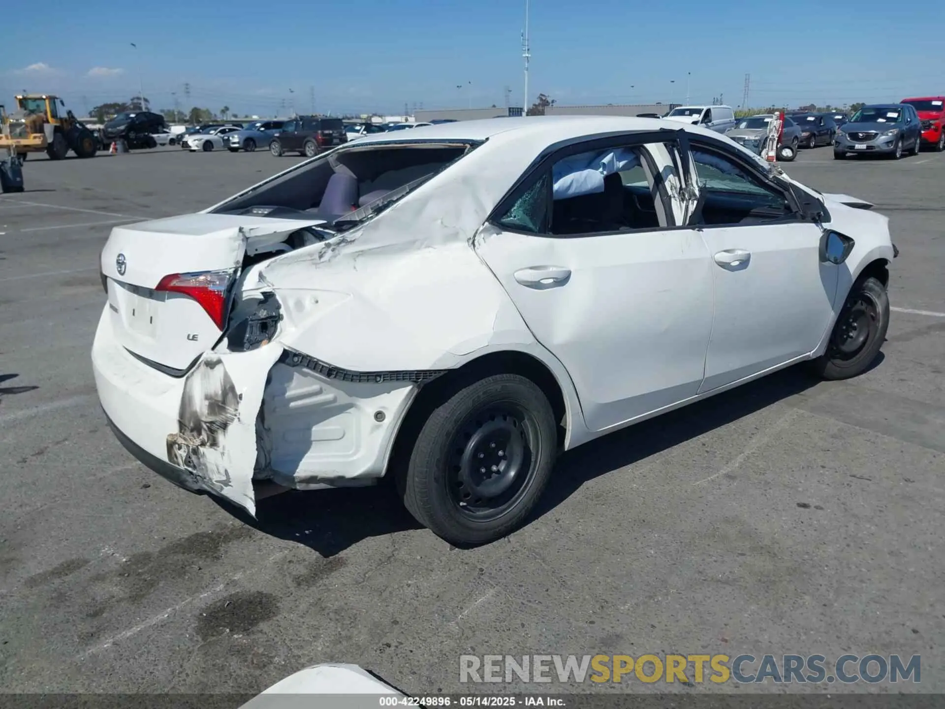 4 Photograph of a damaged car 5YFBURHE5KP896225 TOYOTA COROLLA 2019