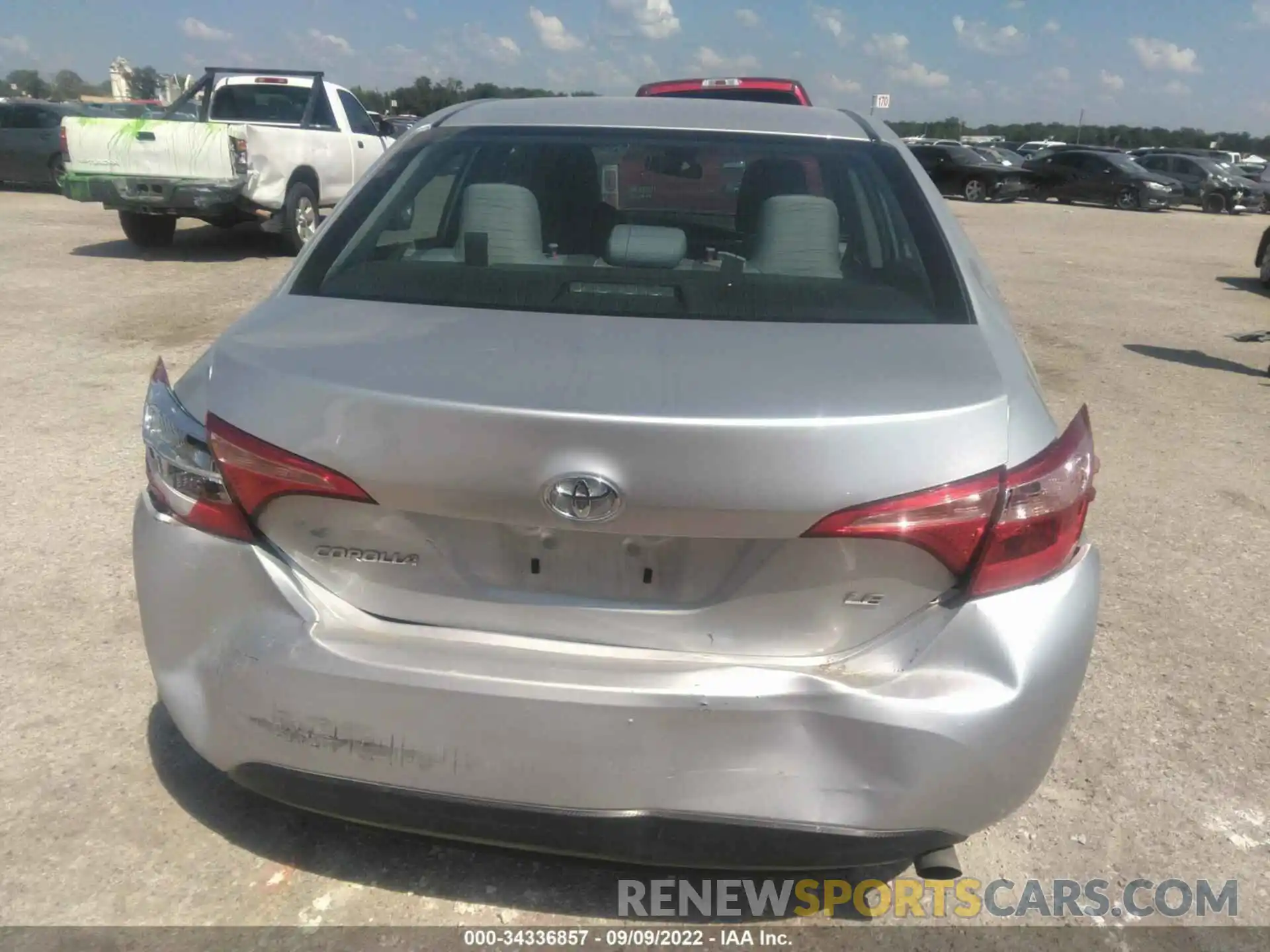 6 Photograph of a damaged car 5YFBURHE5KP901102 TOYOTA COROLLA 2019