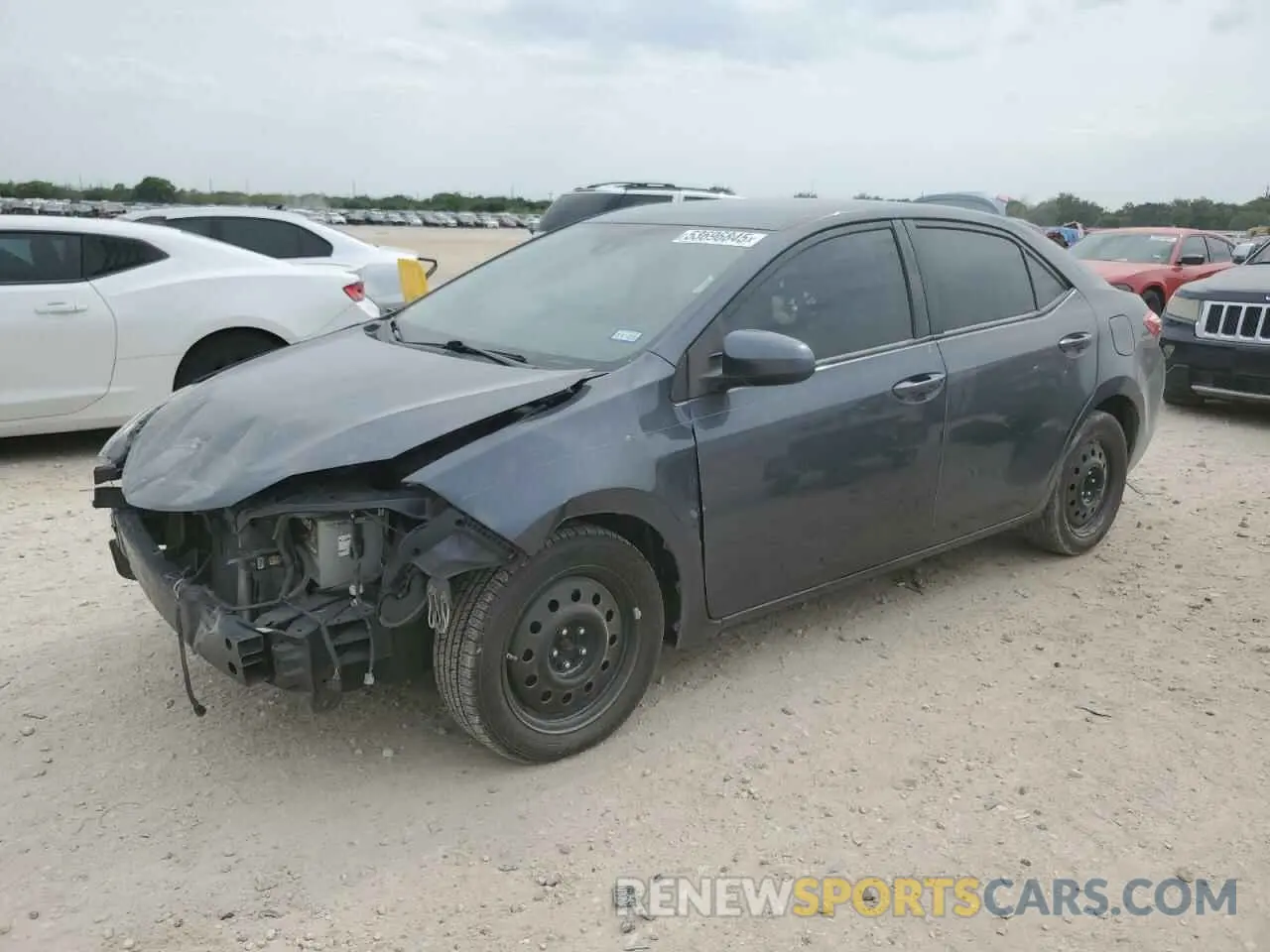 1 Photograph of a damaged car 5YFBURHE5KP902329 TOYOTA COROLLA 2019