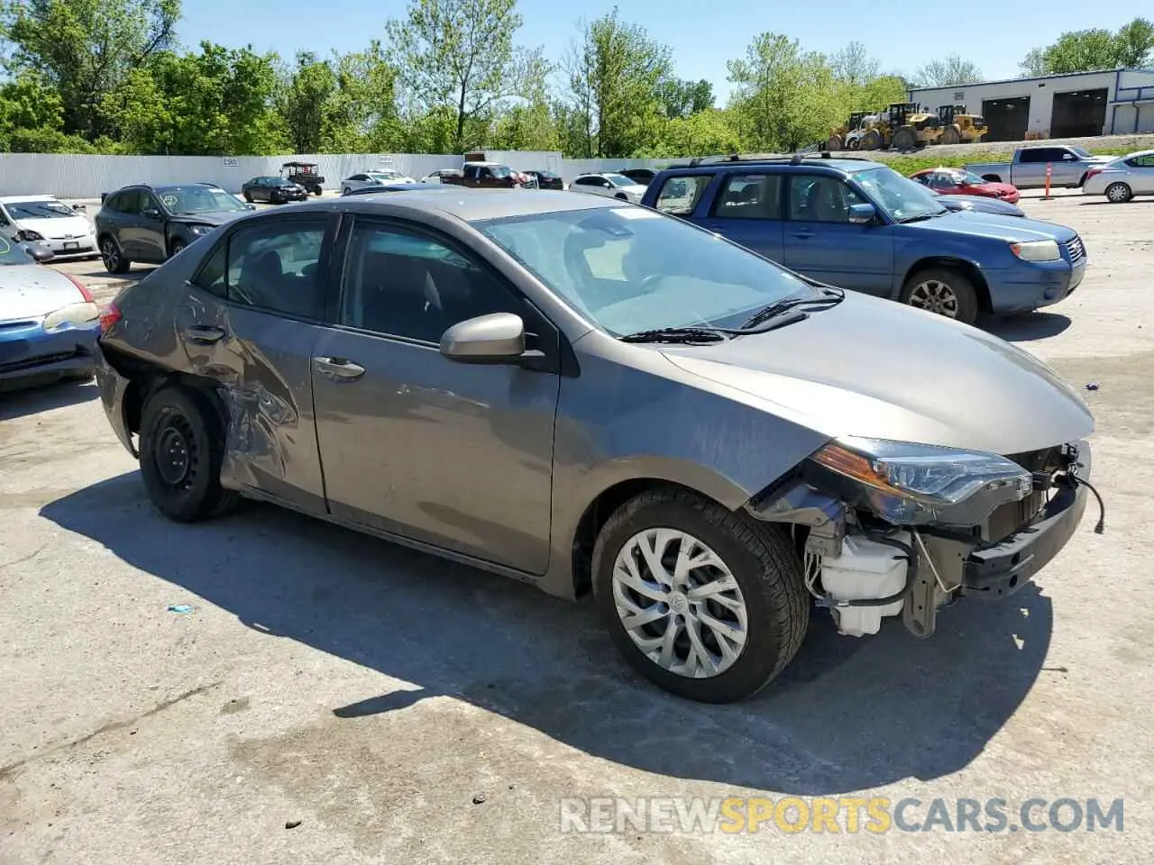 4 Photograph of a damaged car 5YFBURHE5KP902654 TOYOTA COROLLA 2019