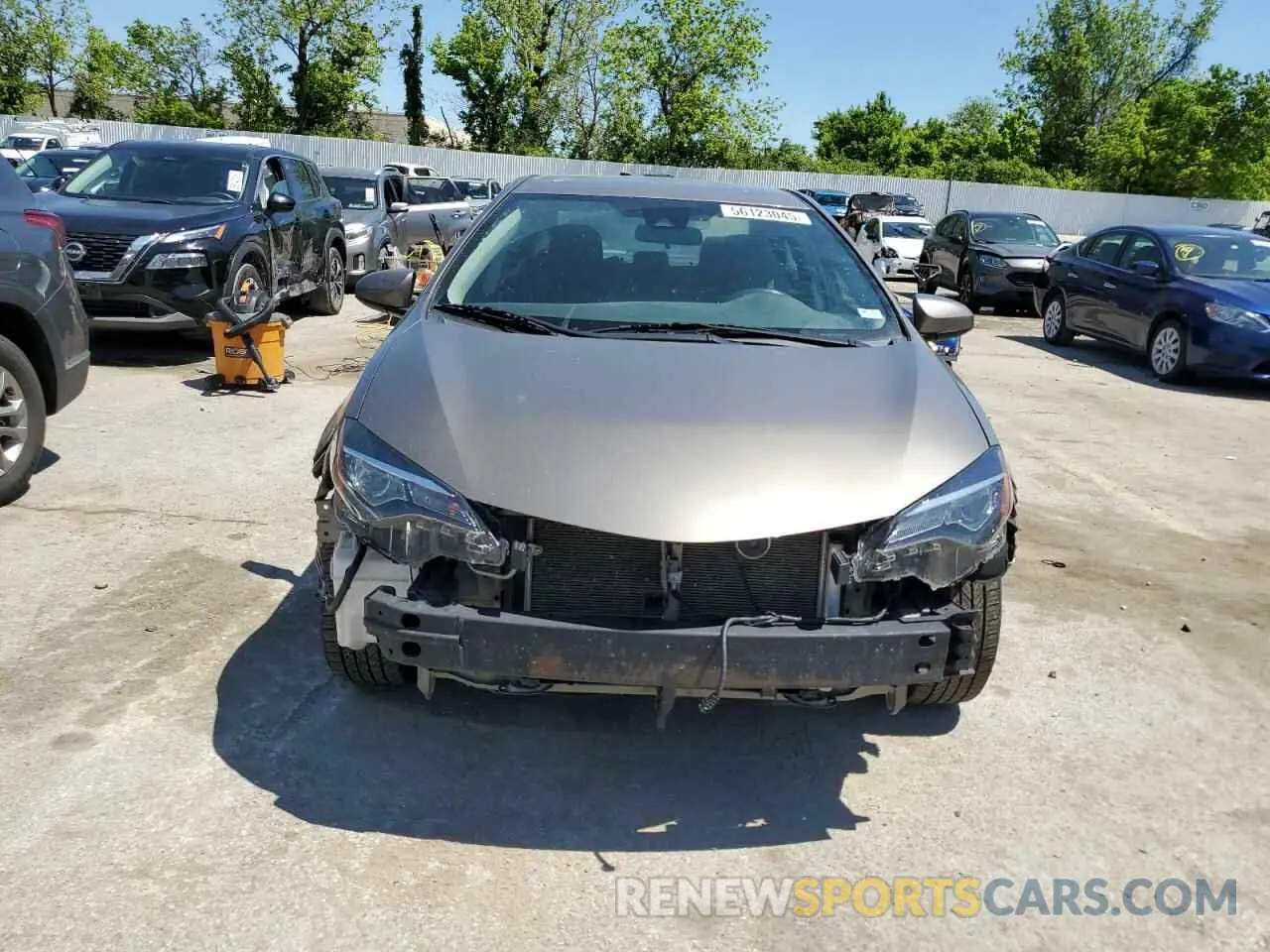 5 Photograph of a damaged car 5YFBURHE5KP902654 TOYOTA COROLLA 2019