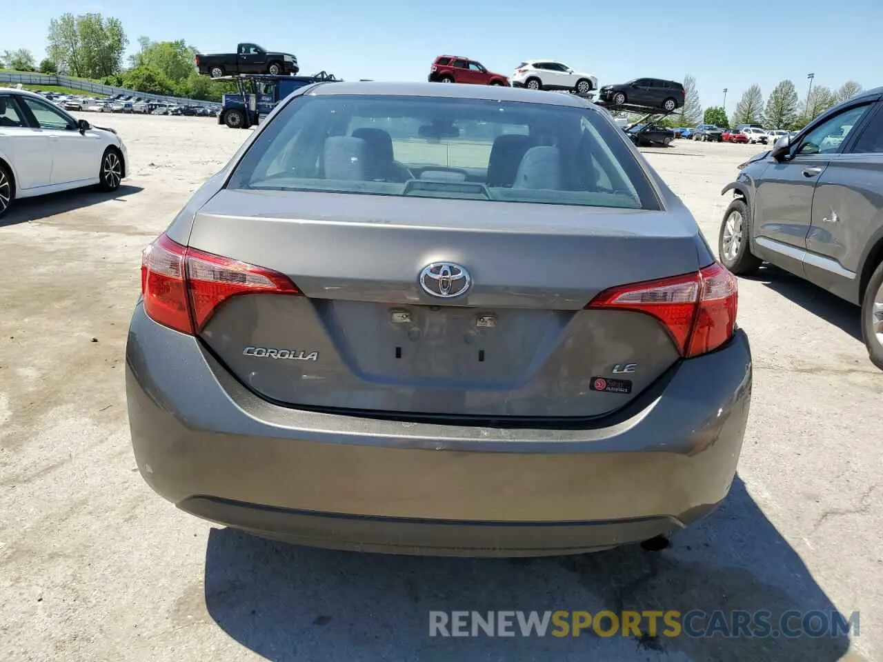 6 Photograph of a damaged car 5YFBURHE5KP902654 TOYOTA COROLLA 2019