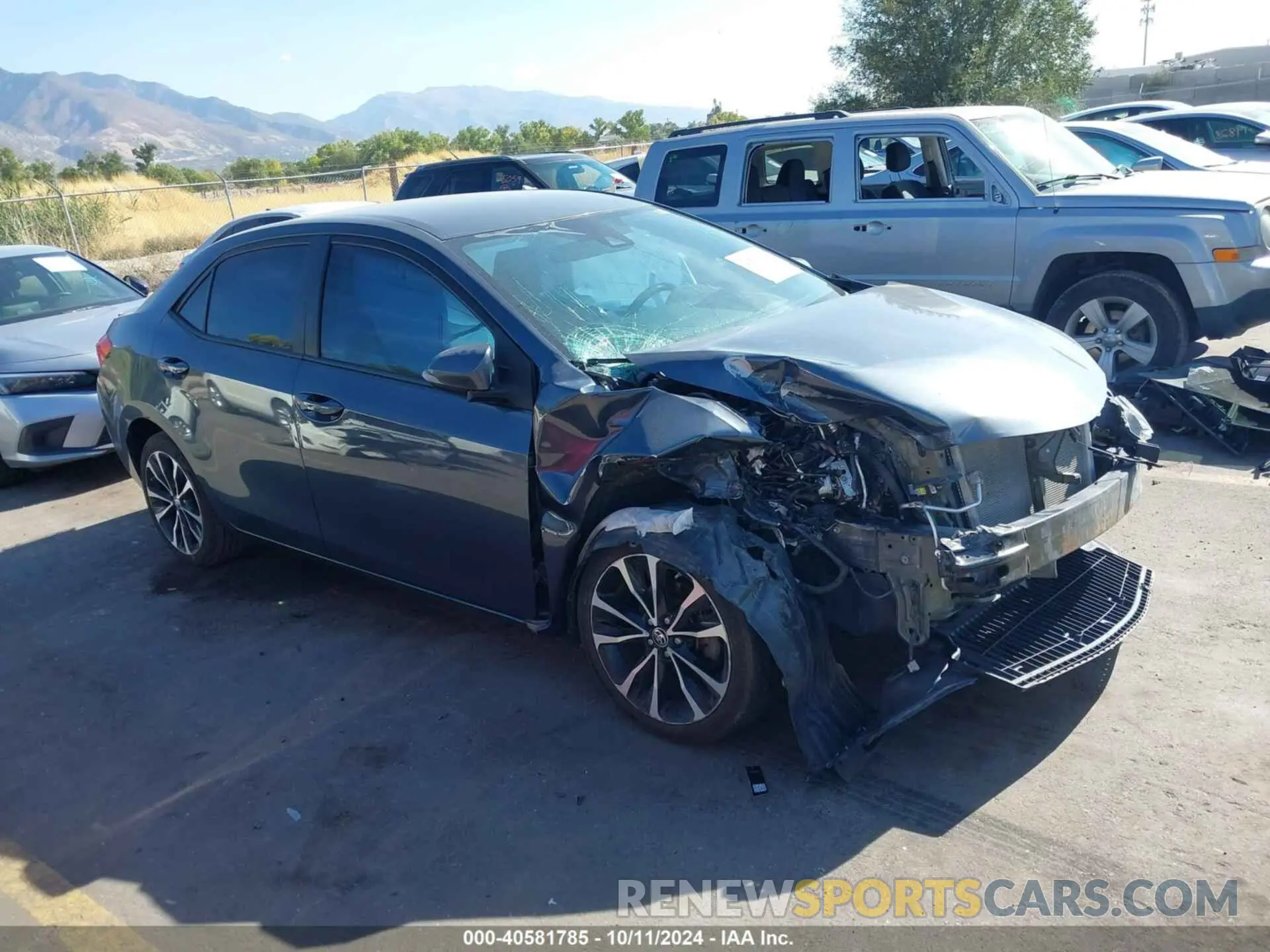 1 Photograph of a damaged car 5YFBURHE5KP902914 TOYOTA COROLLA 2019