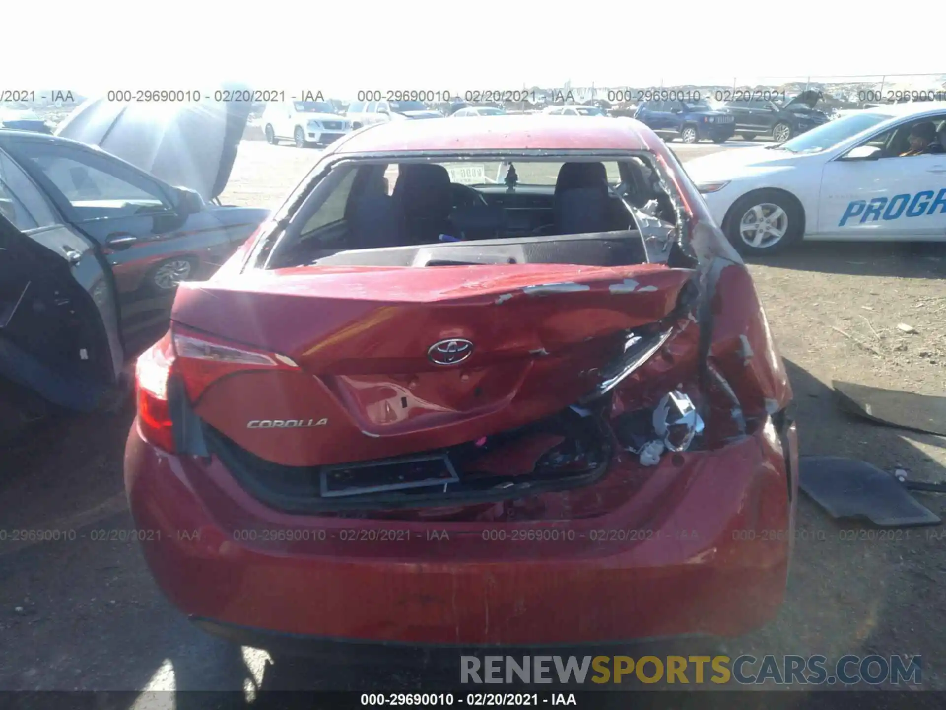 6 Photograph of a damaged car 5YFBURHE5KP903738 TOYOTA COROLLA 2019