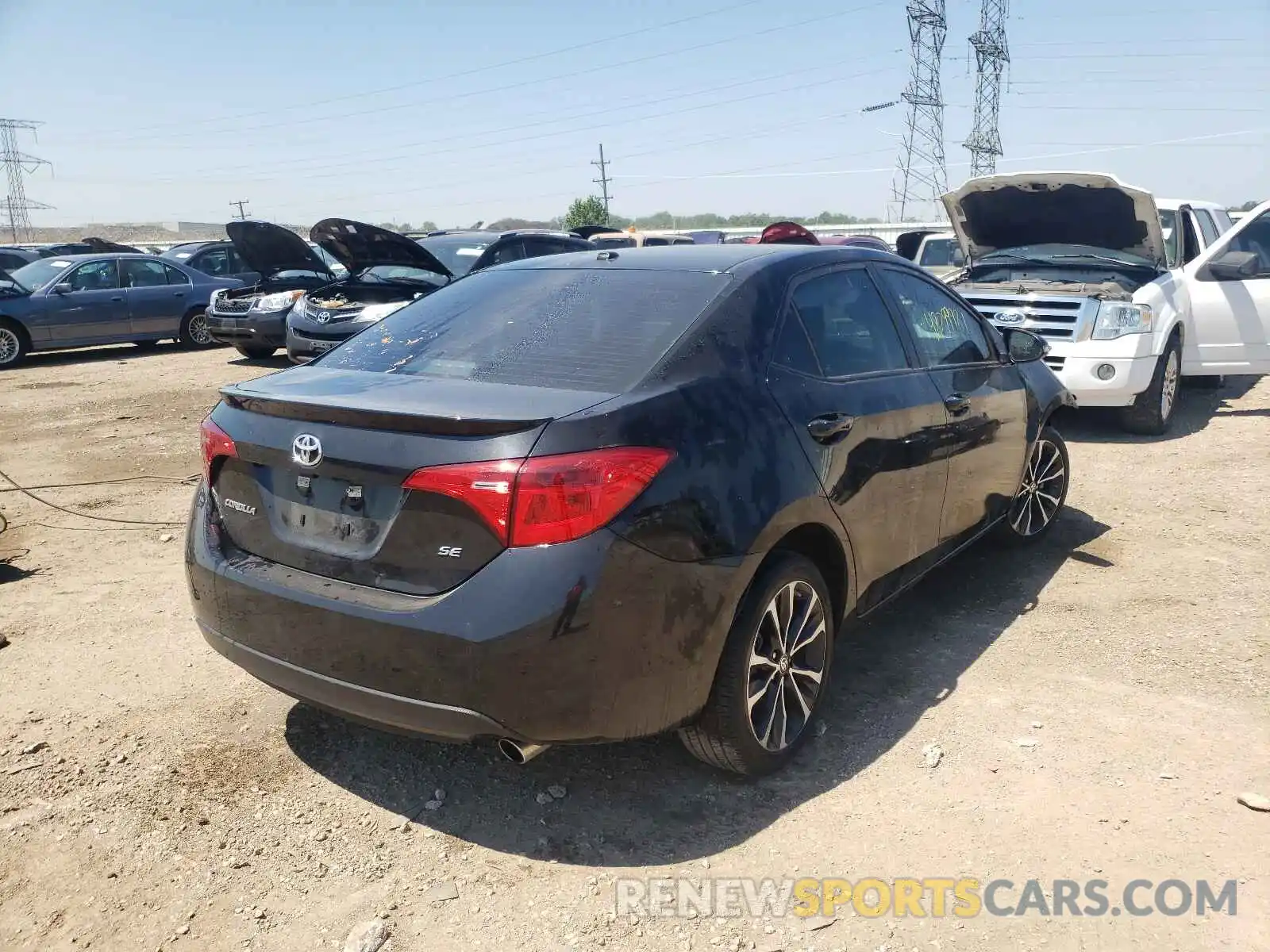 4 Photograph of a damaged car 5YFBURHE5KP904386 TOYOTA COROLLA 2019