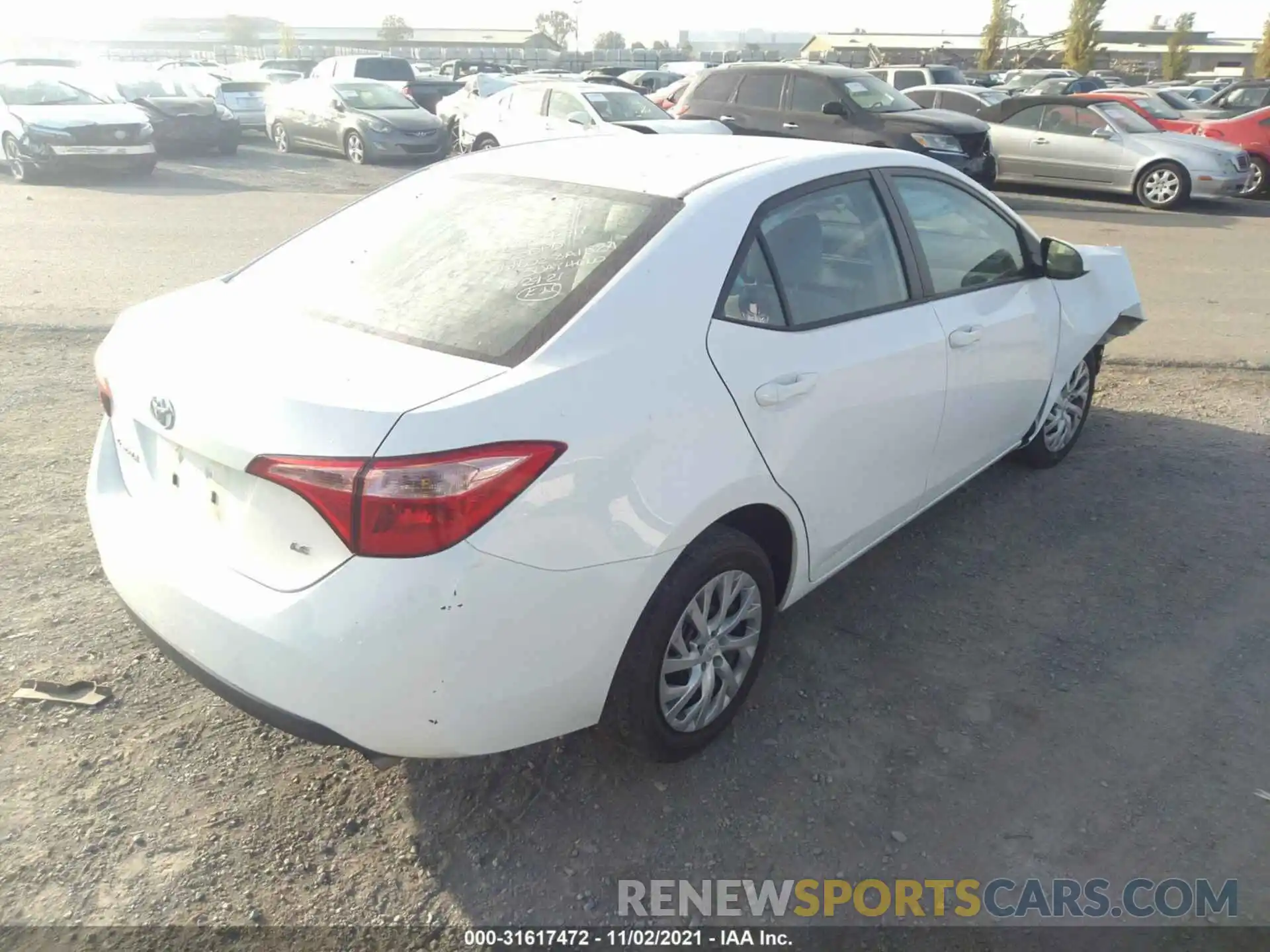 4 Photograph of a damaged car 5YFBURHE5KP905537 TOYOTA COROLLA 2019