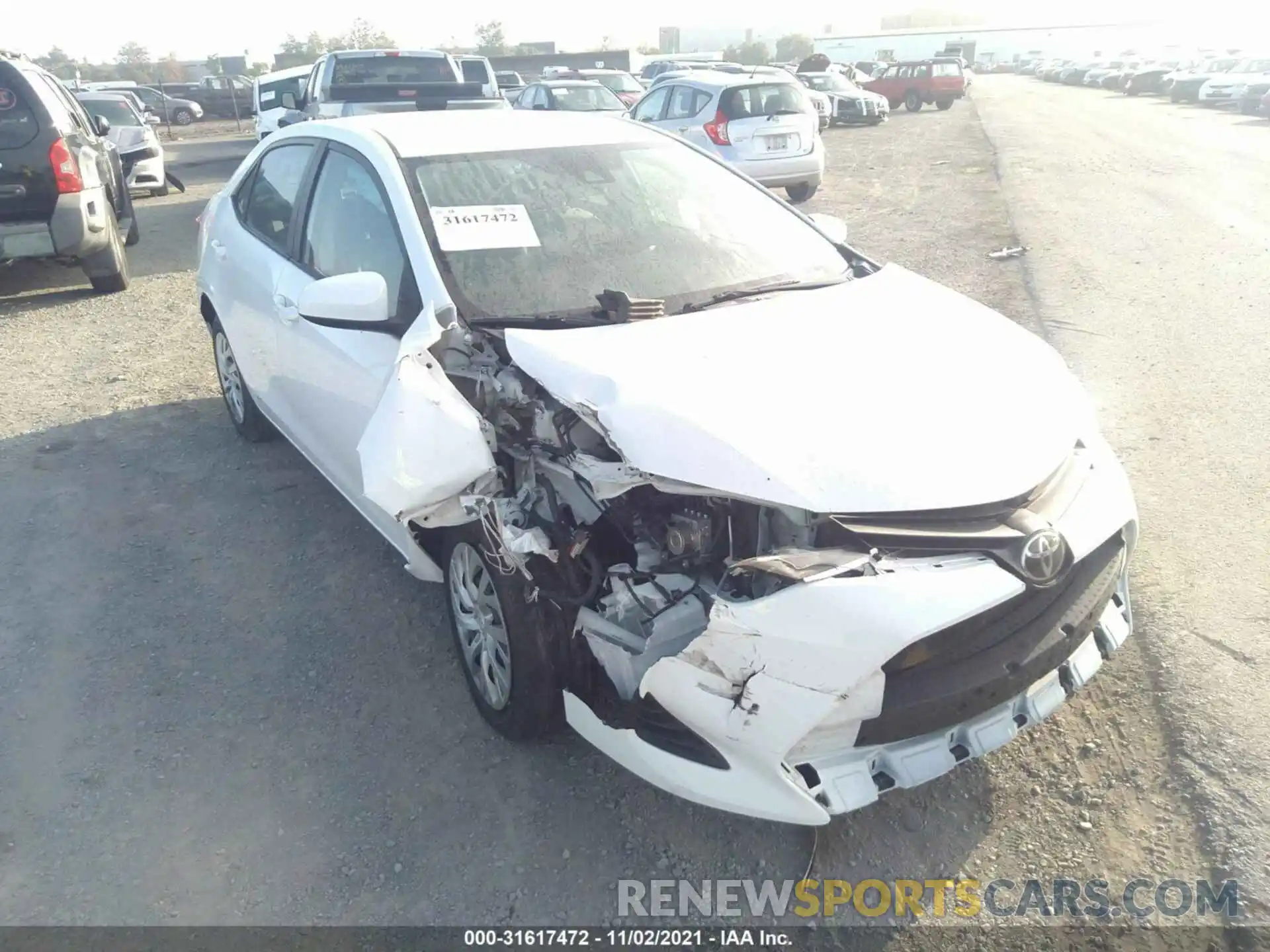 6 Photograph of a damaged car 5YFBURHE5KP905537 TOYOTA COROLLA 2019