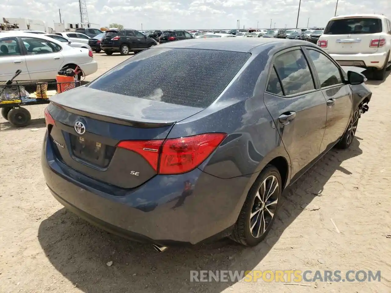 4 Photograph of a damaged car 5YFBURHE5KP905988 TOYOTA COROLLA 2019