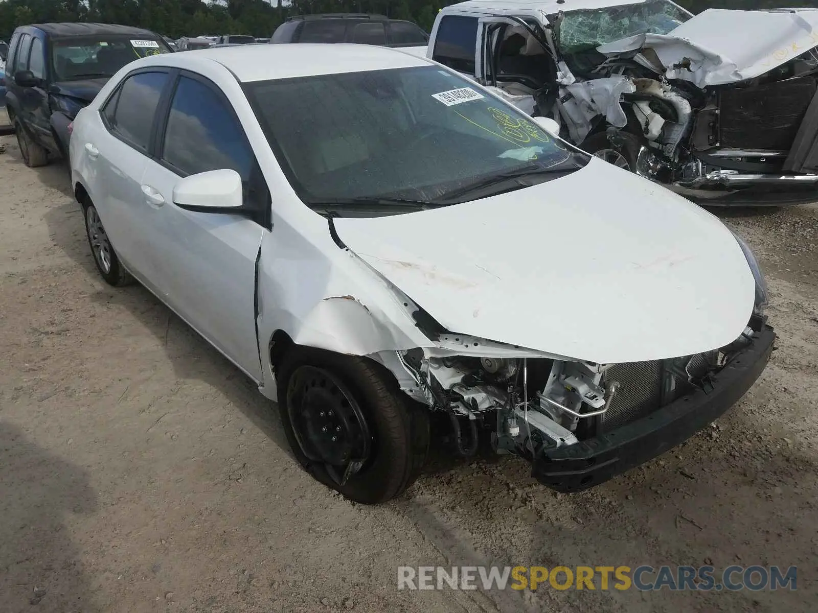 1 Photograph of a damaged car 5YFBURHE5KP908924 TOYOTA COROLLA 2019