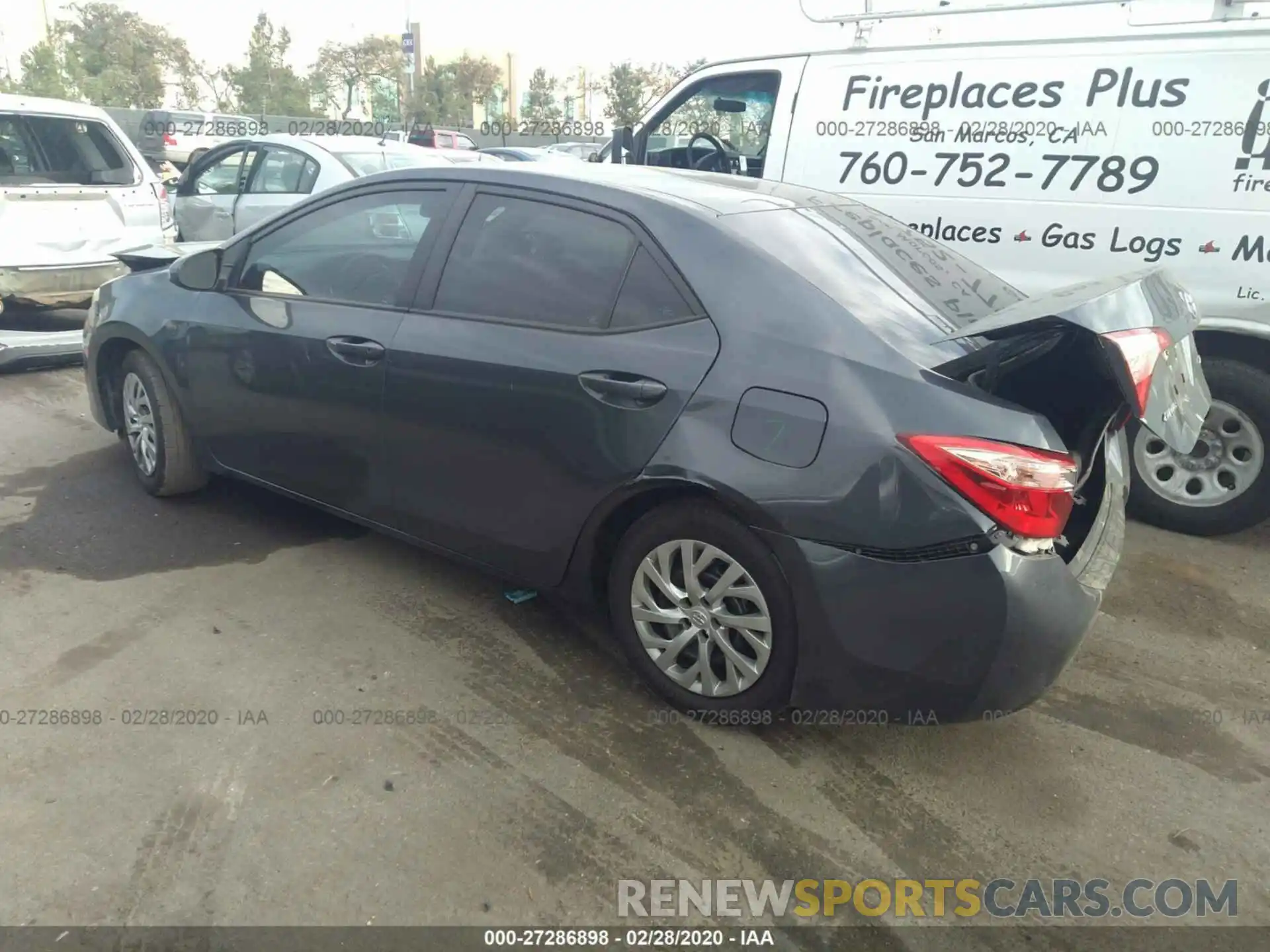 3 Photograph of a damaged car 5YFBURHE5KP911046 TOYOTA COROLLA 2019