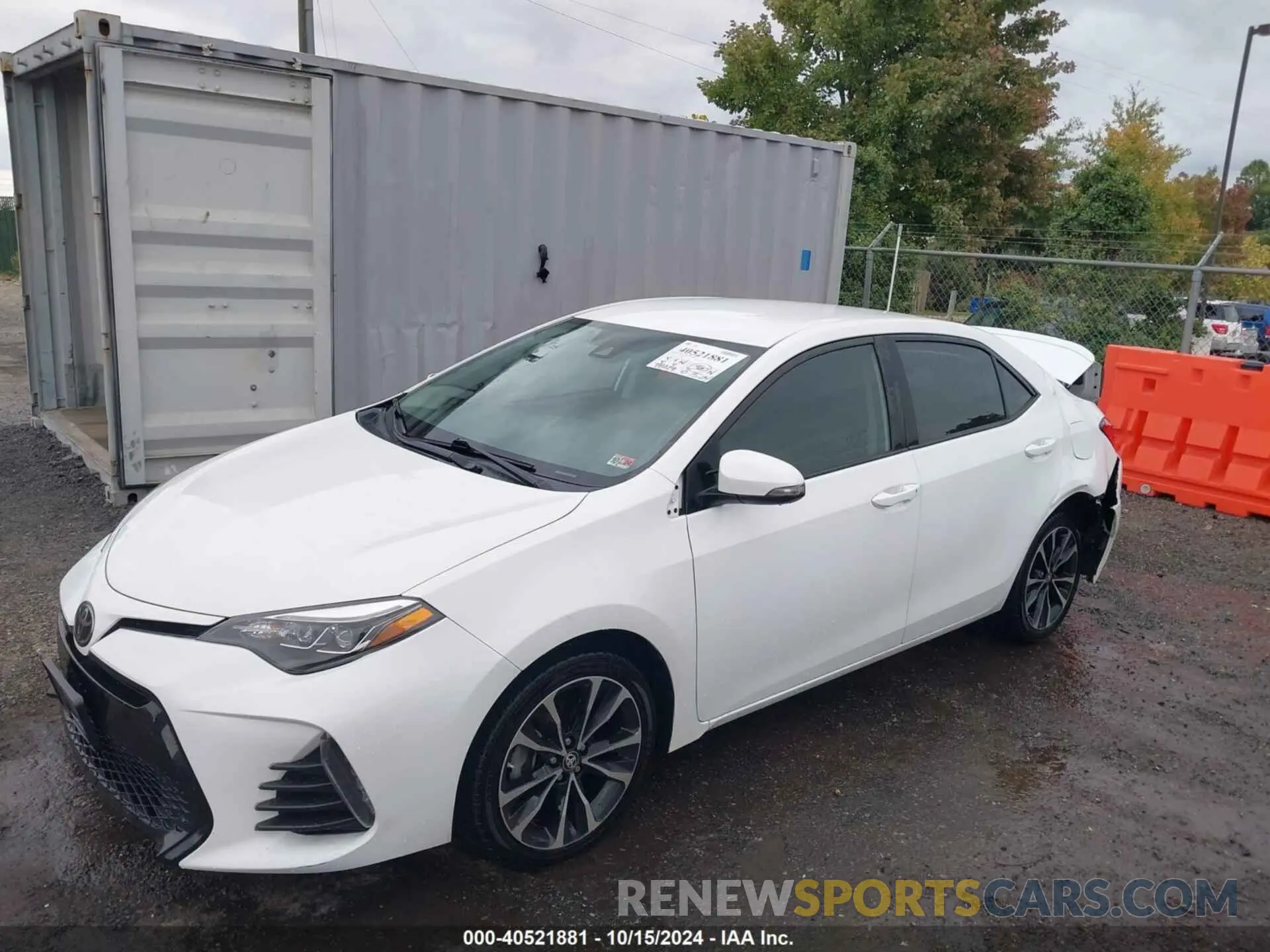 2 Photograph of a damaged car 5YFBURHE5KP912309 TOYOTA COROLLA 2019