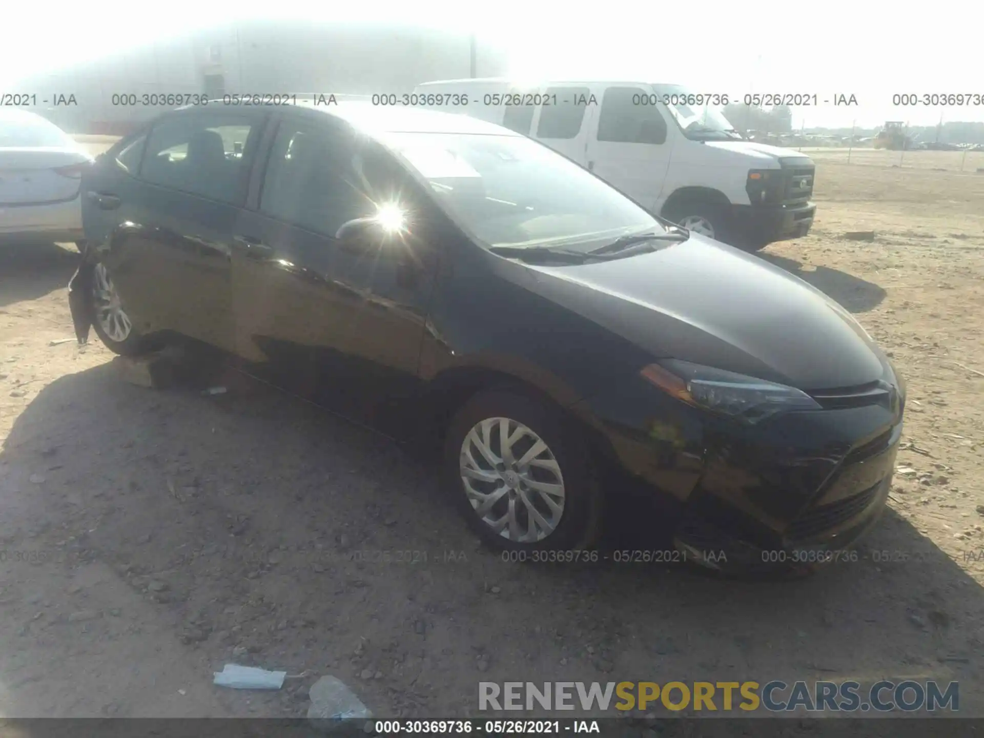 1 Photograph of a damaged car 5YFBURHE5KP916747 TOYOTA COROLLA 2019