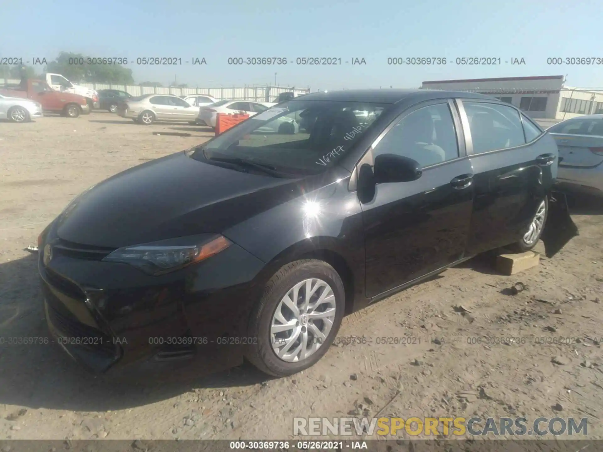 2 Photograph of a damaged car 5YFBURHE5KP916747 TOYOTA COROLLA 2019