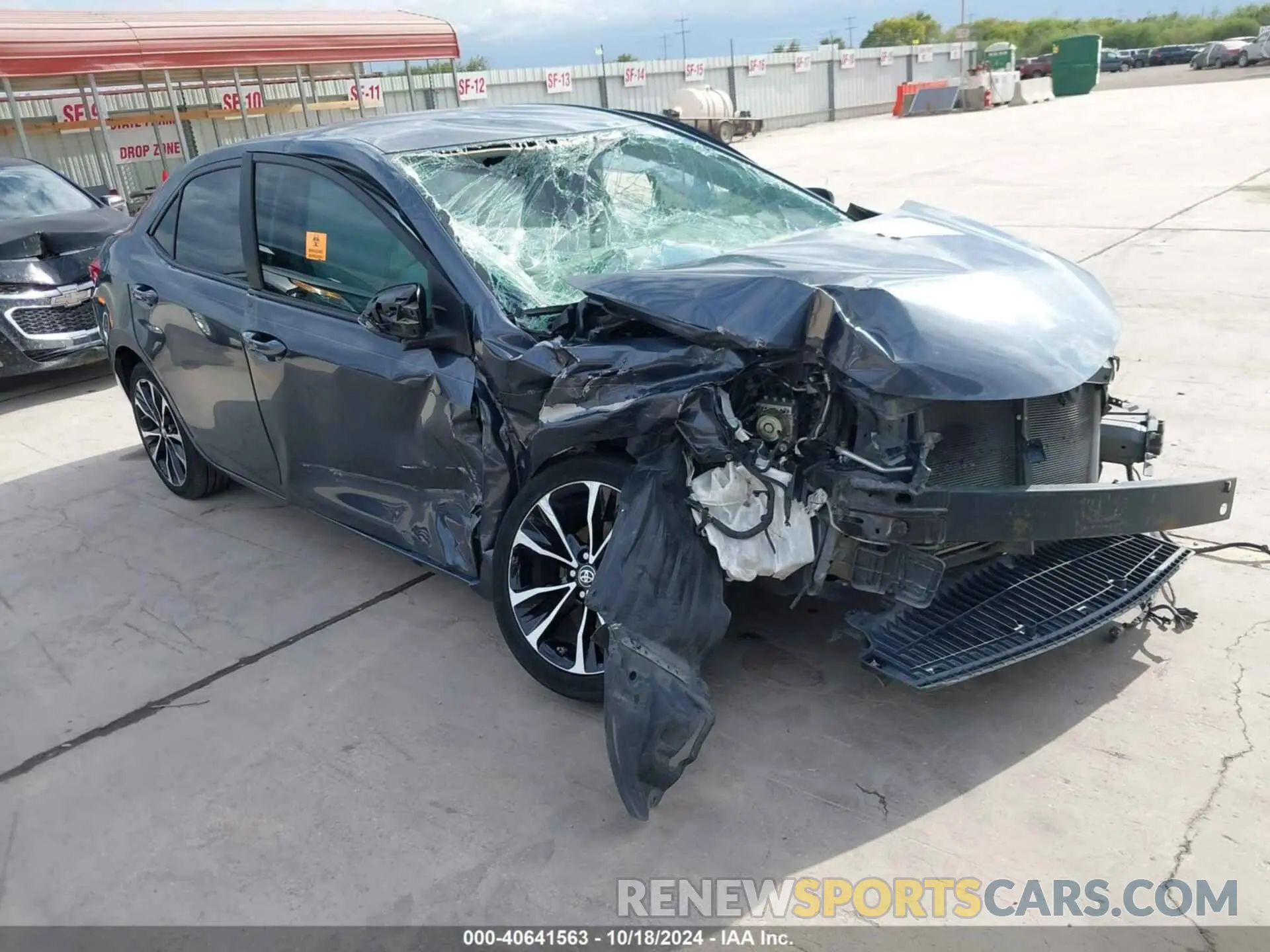 1 Photograph of a damaged car 5YFBURHE5KP919647 TOYOTA COROLLA 2019