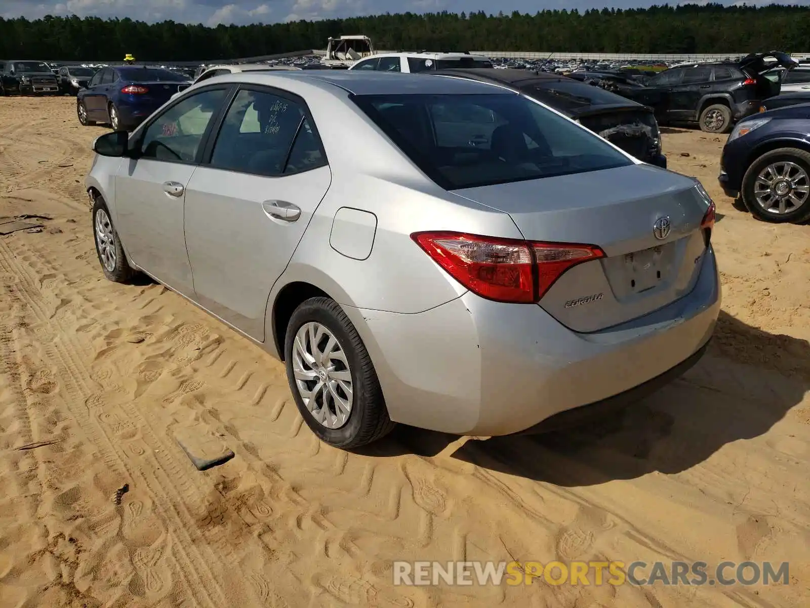 3 Photograph of a damaged car 5YFBURHE5KP920765 TOYOTA COROLLA 2019