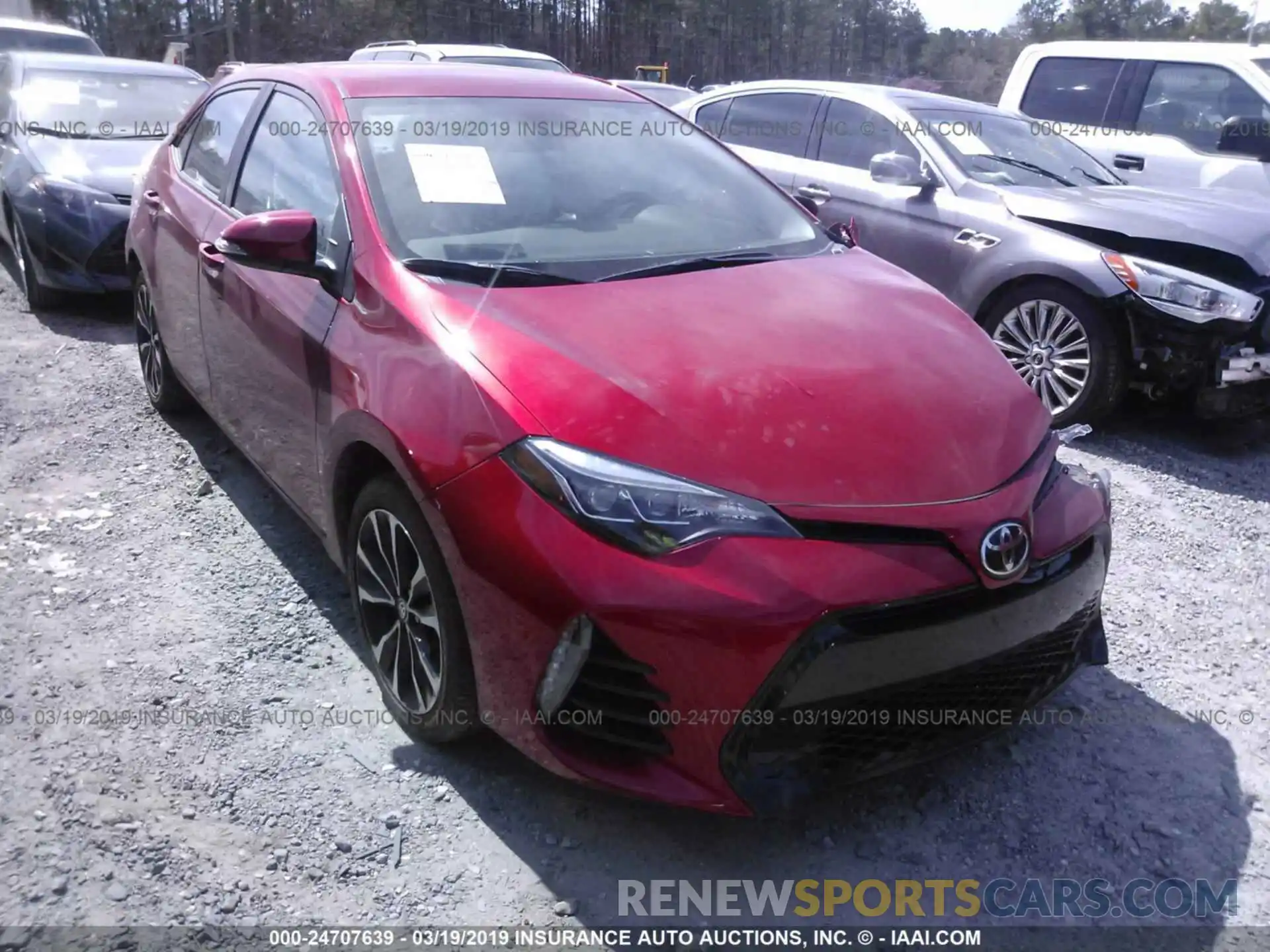 1 Photograph of a damaged car 5YFBURHE5KP920961 TOYOTA COROLLA 2019