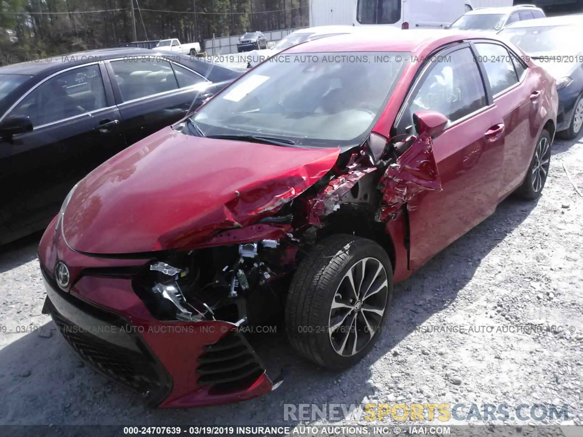 2 Photograph of a damaged car 5YFBURHE5KP920961 TOYOTA COROLLA 2019